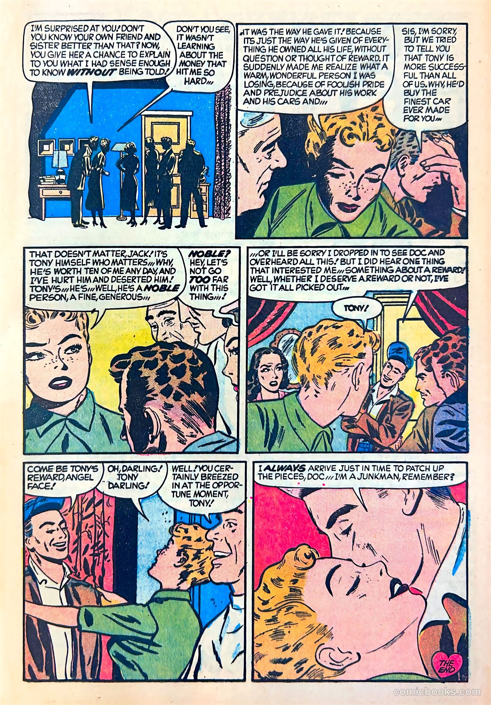 Dear Lonely Hearts #8 (1954) — page 25 of 37