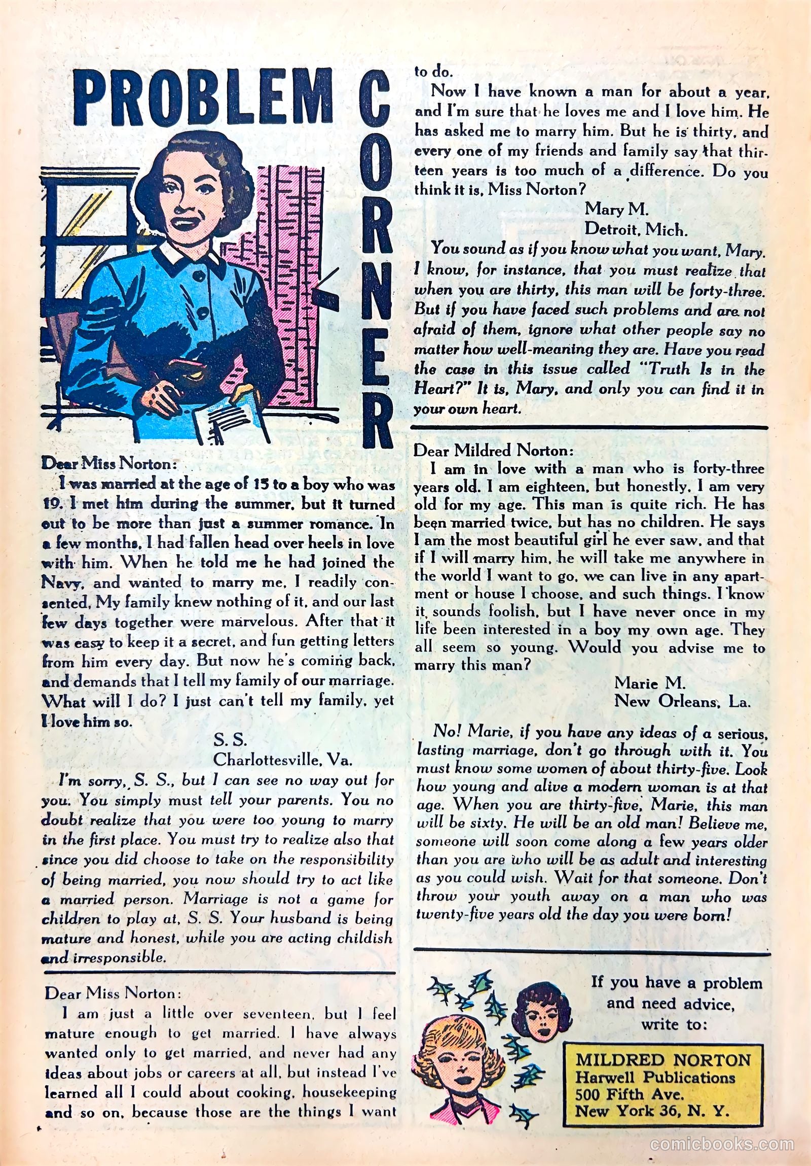 Dear Lonely Hearts #8 (1954) — page 26 of 37