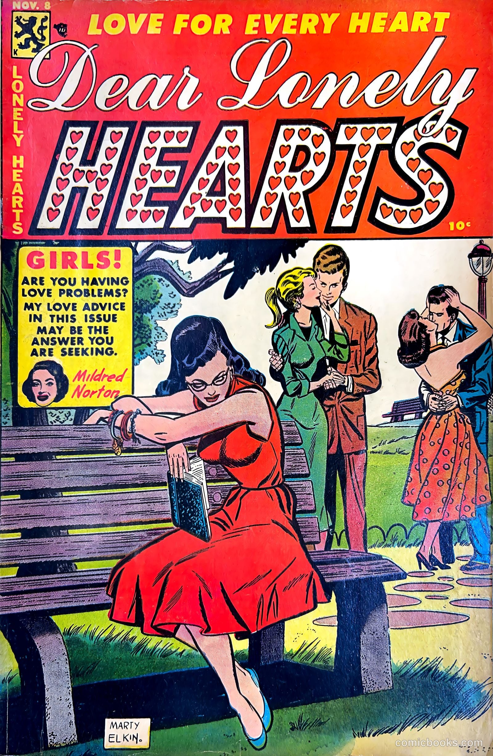 Dear Lonely Hearts #8 (1954) — page 37 of 37