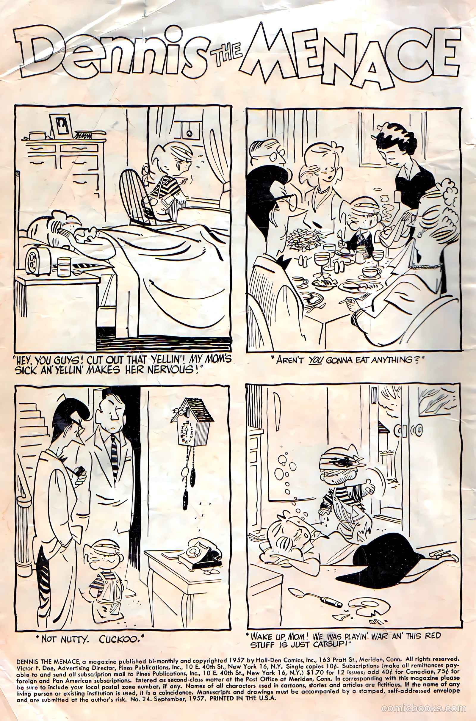Dennis the Menace #24 (1957) — page 2 of 36