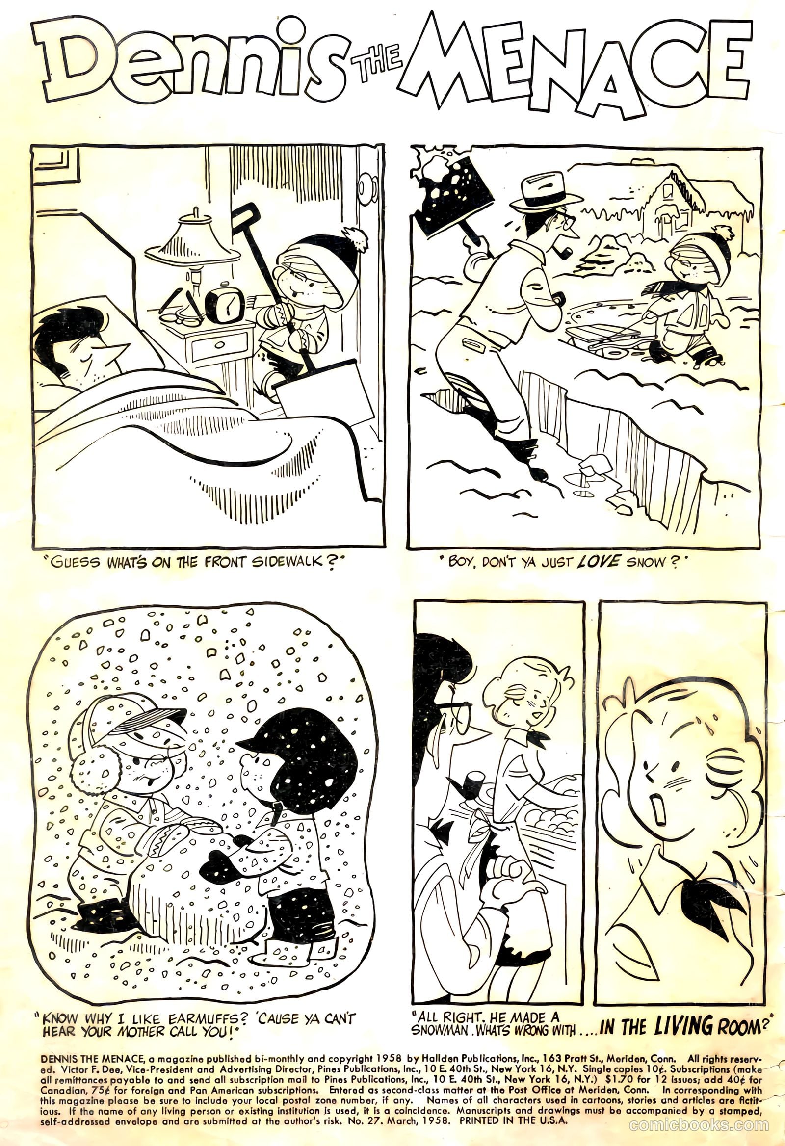 Dennis the Menace #27 (1958) — page 2 of 36
