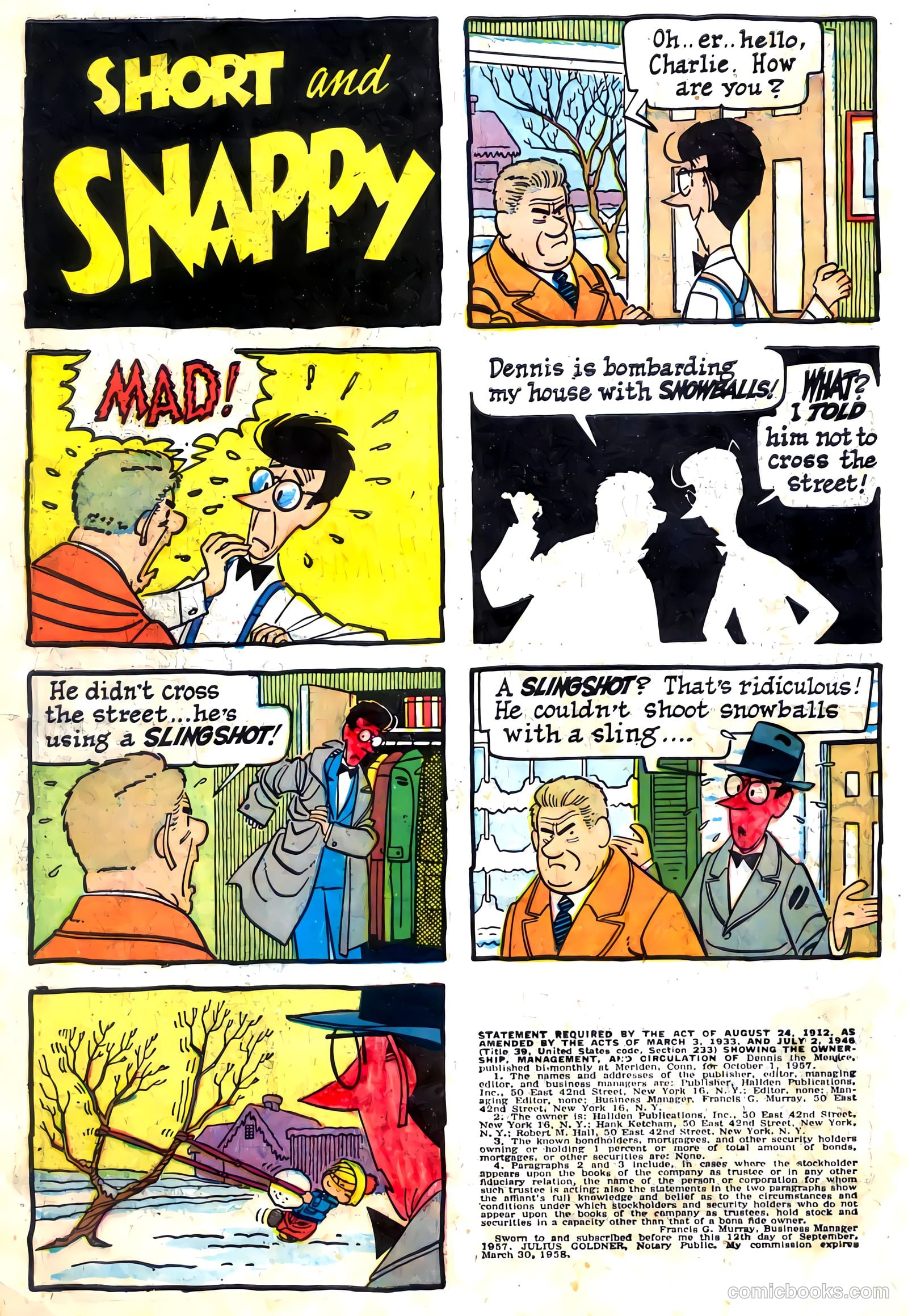Dennis the Menace #27 (1958) — page 34 of 36