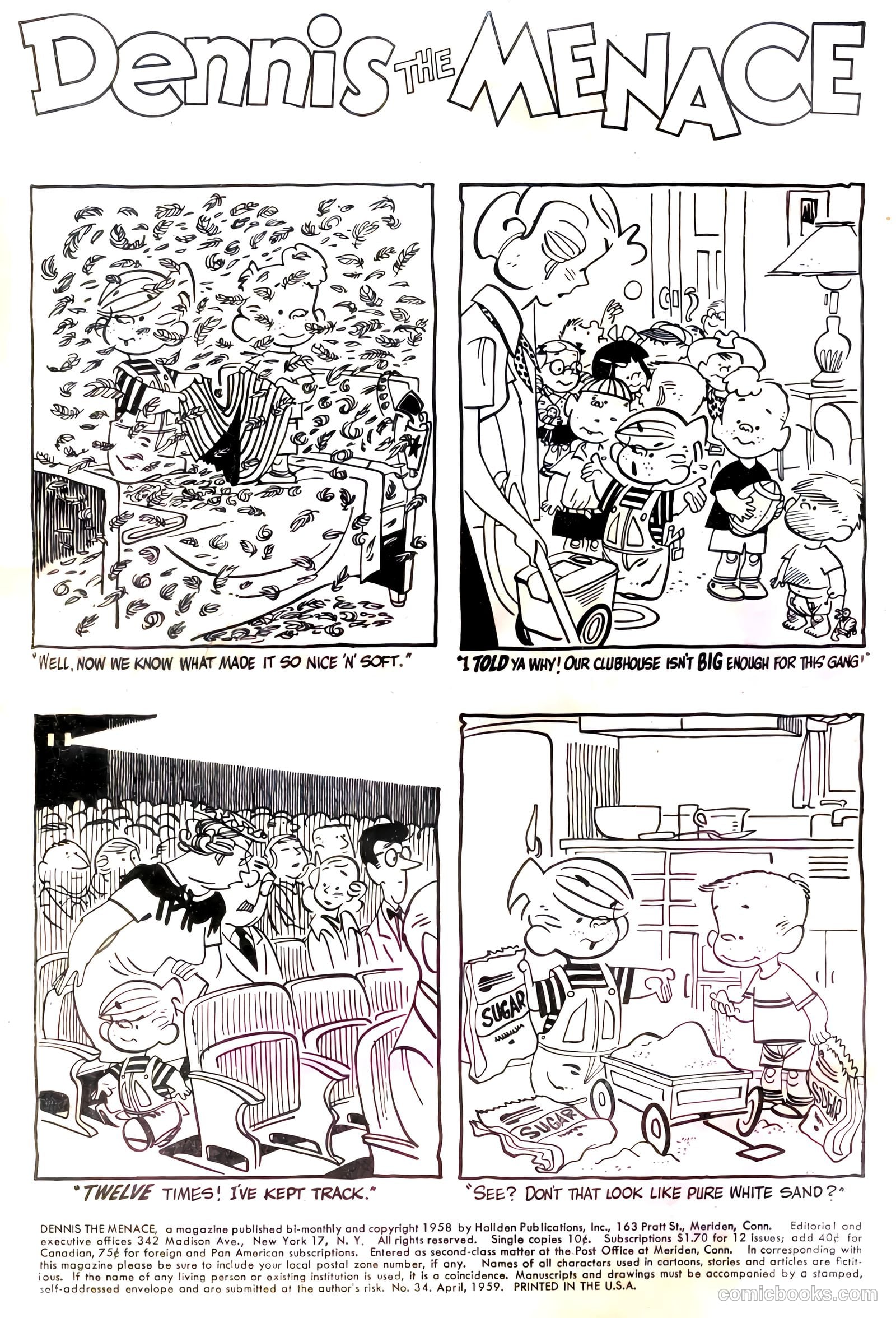 Dennis the Menace #34 (1959) — page 2 of 36