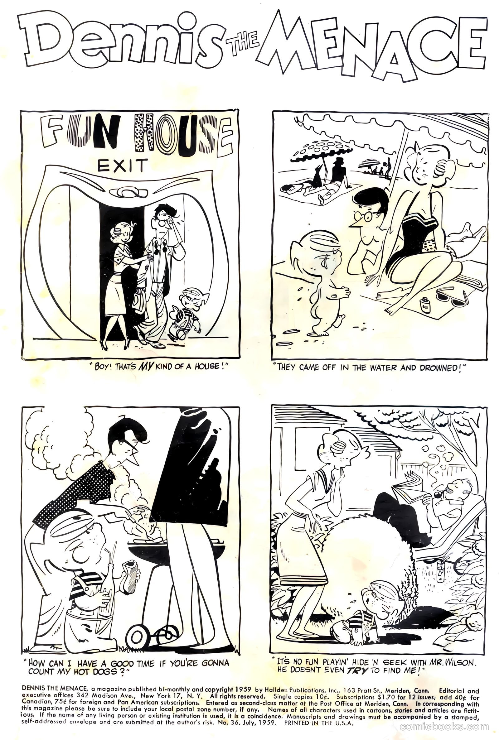 Dennis the Menace #36 (1959) — page 2 of 36