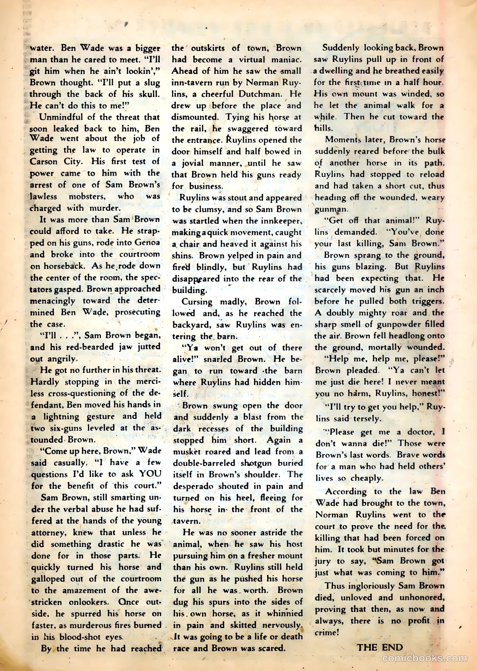 Desperado #1 (1948) — page 26 of 36