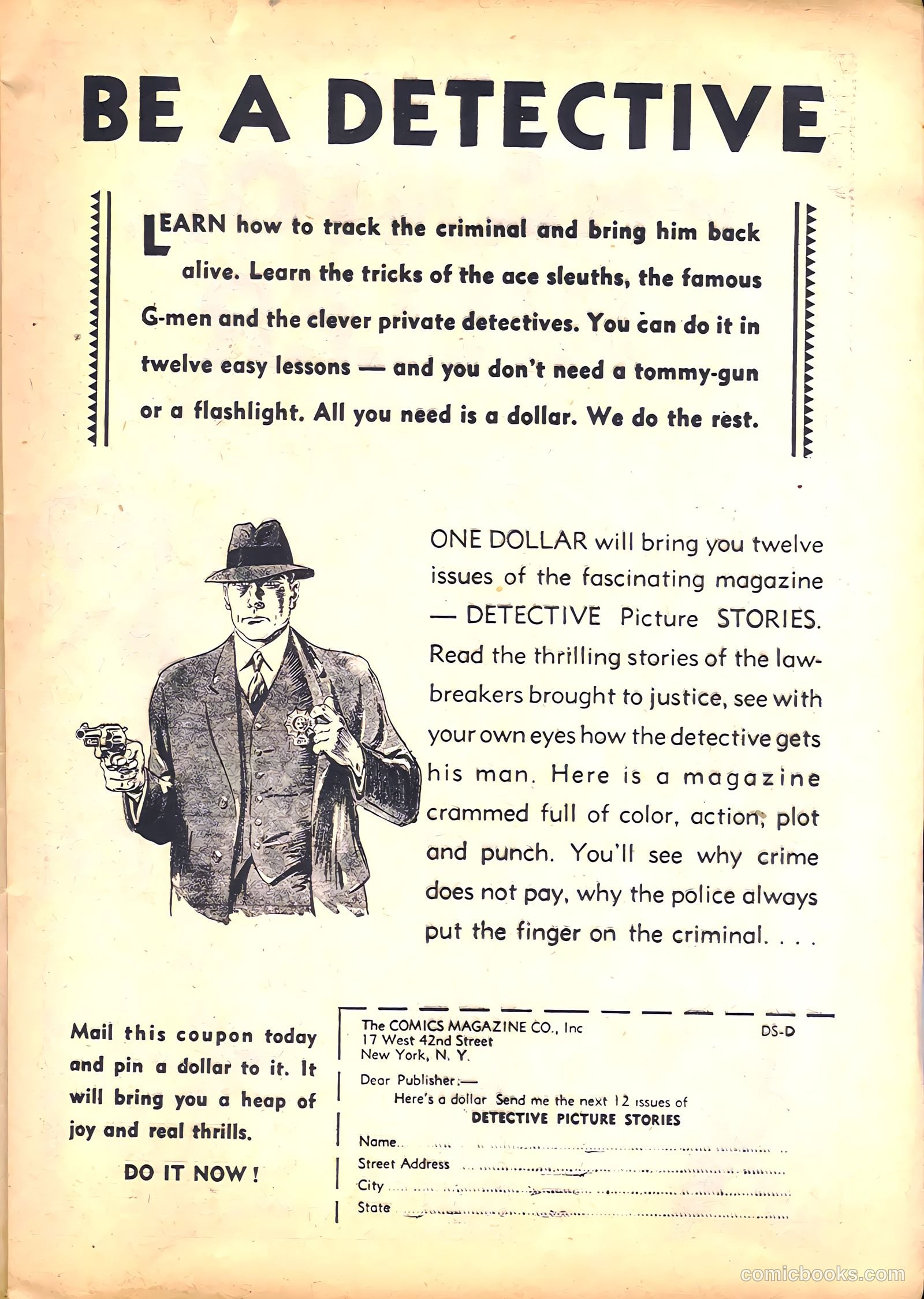Detective Picture Stories #1 (1936) — page 25 of 68