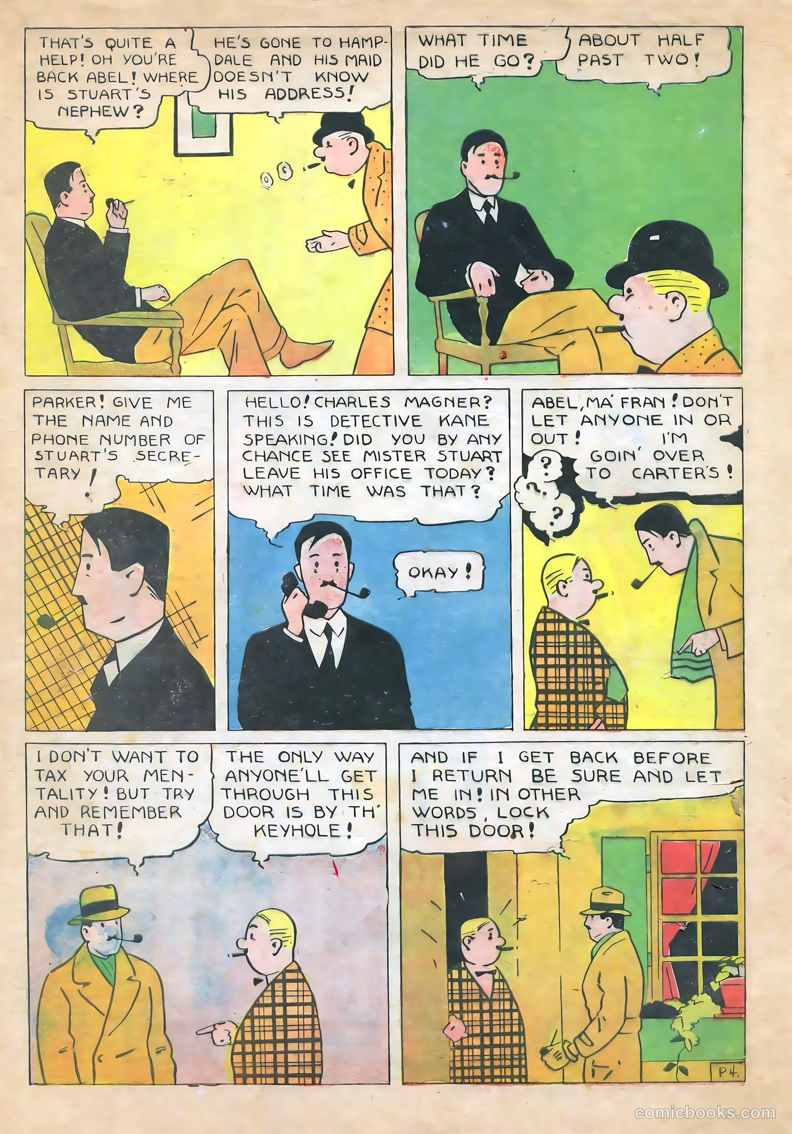 Detective Picture Stories #4 (1937) — page 38 of 67