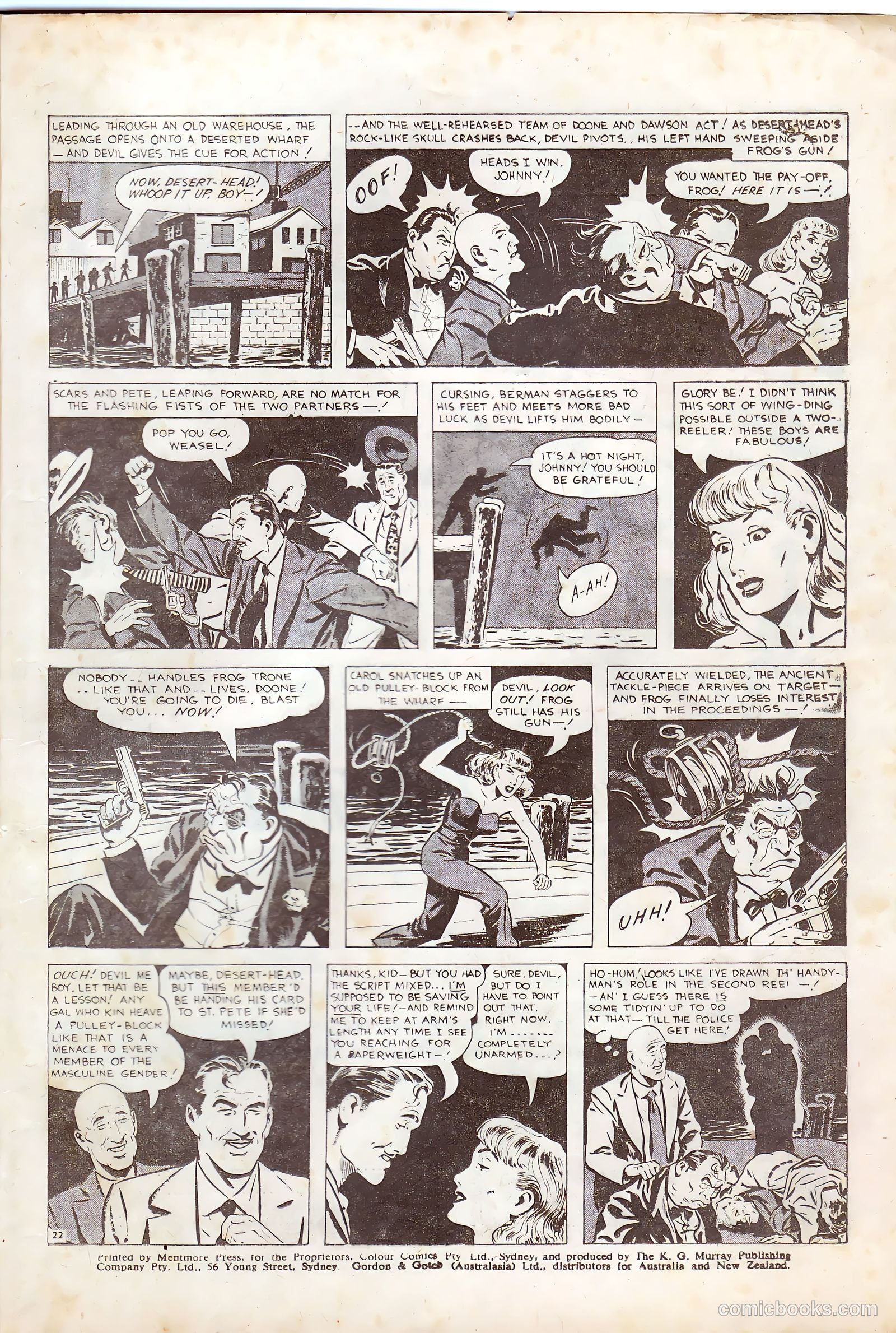 Devil Doone #26 (1955) — page 23 of 24