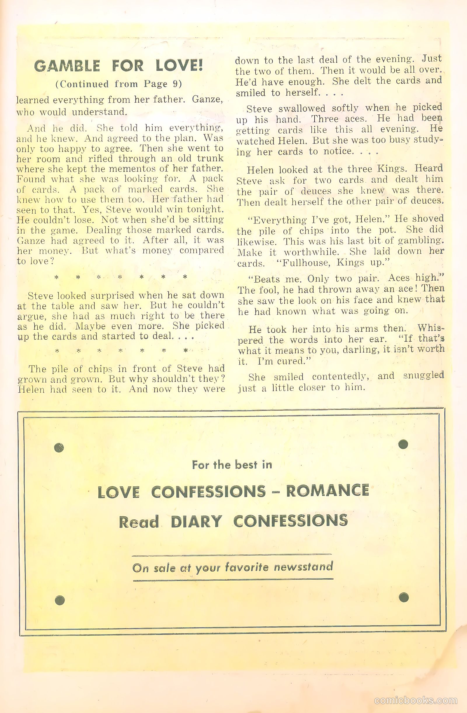 Diary Confessions #10 (1955) — page 27 of 36