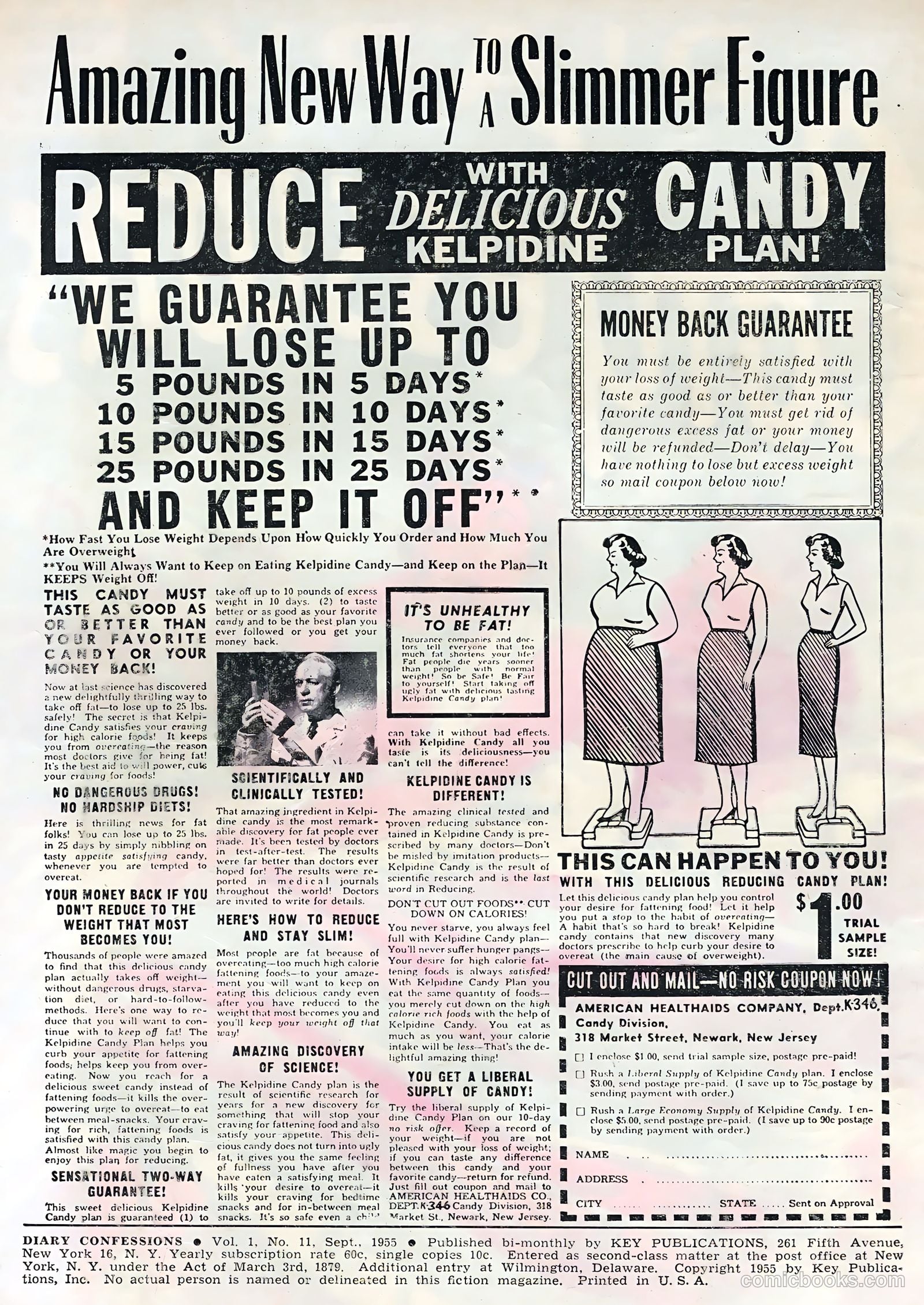 Diary Confessions #11 (1955) — page 2 of 36