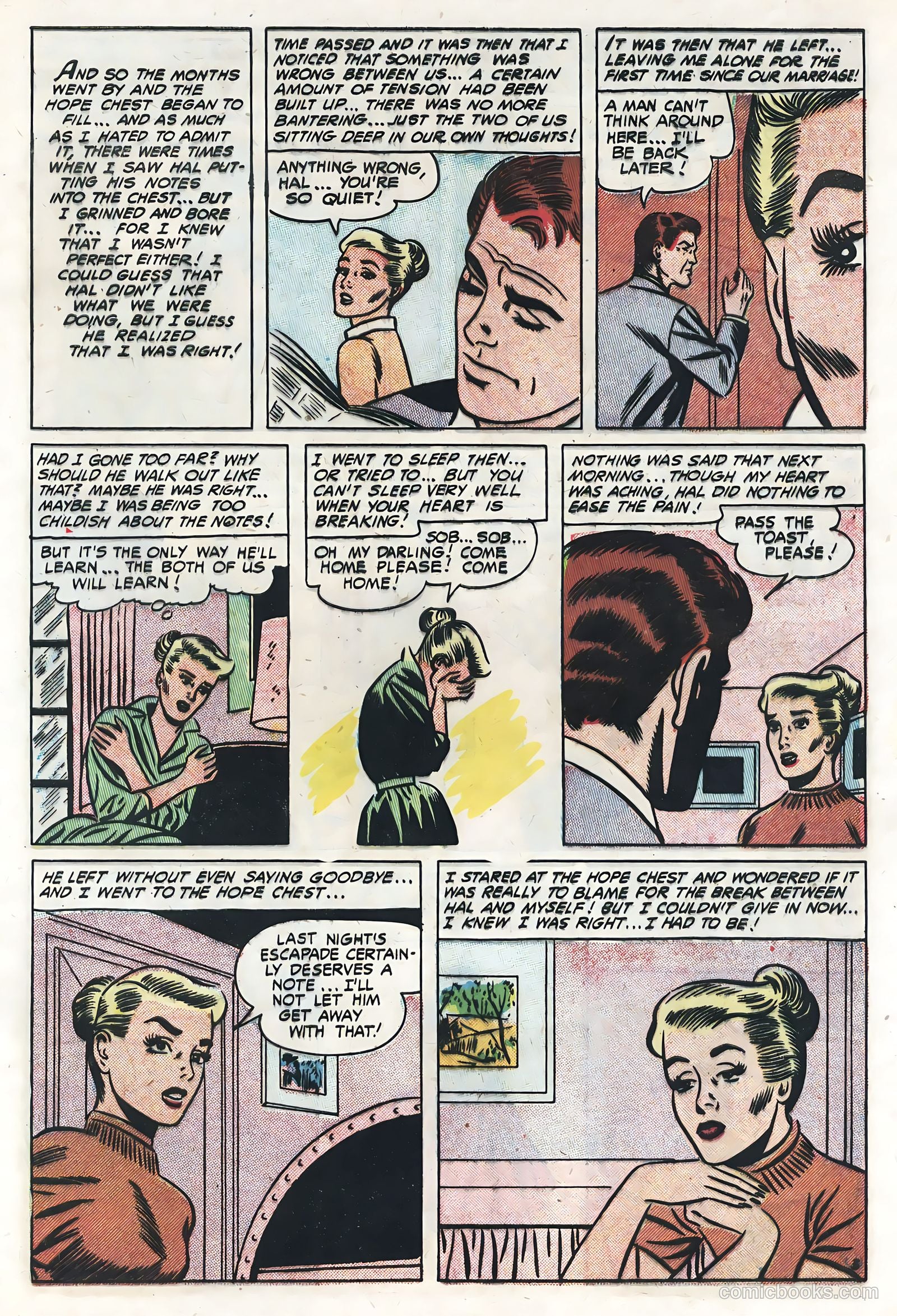 Diary Confessions #11 (1955) — page 31 of 36