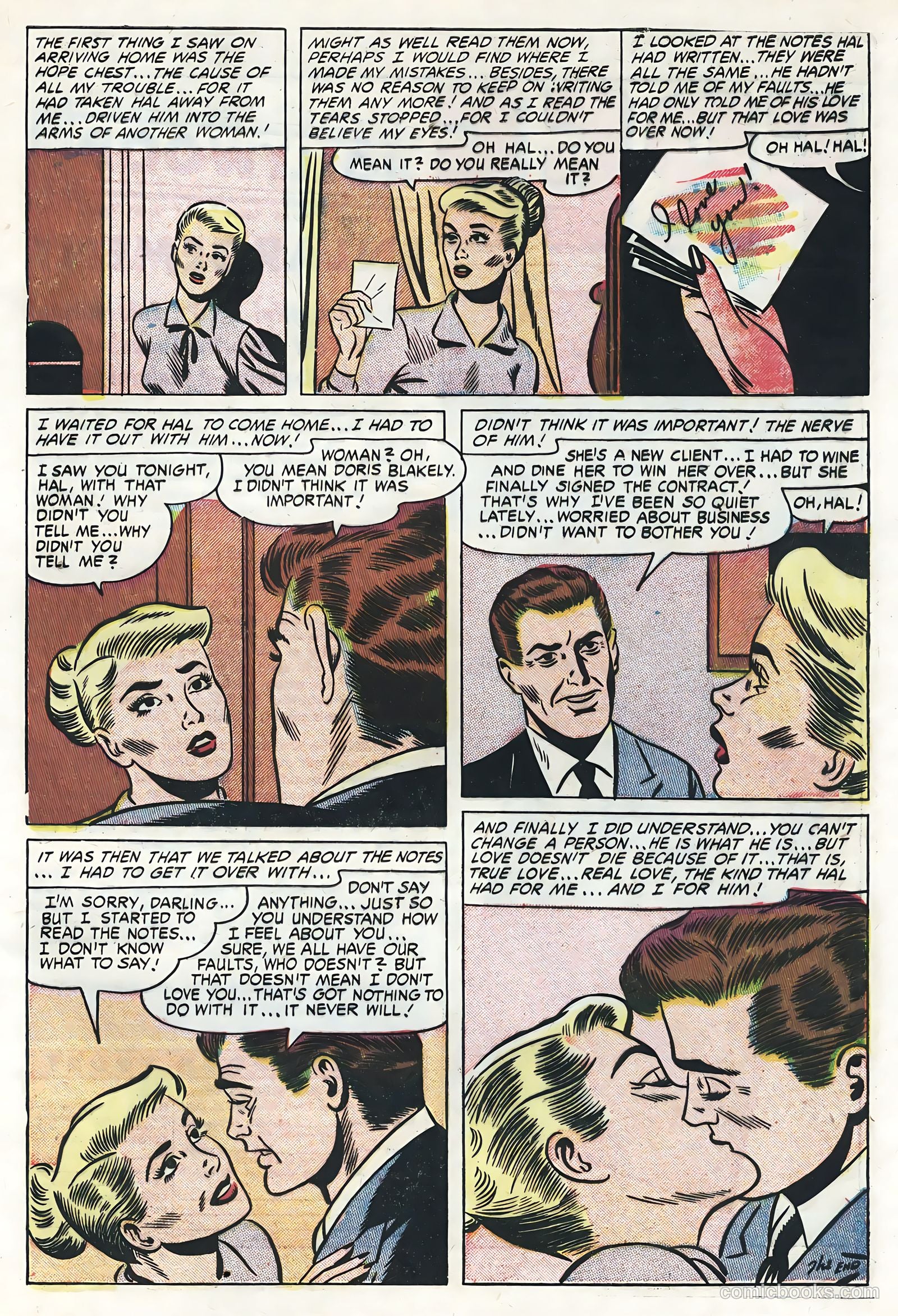 Diary Confessions #11 (1955) — page 33 of 36