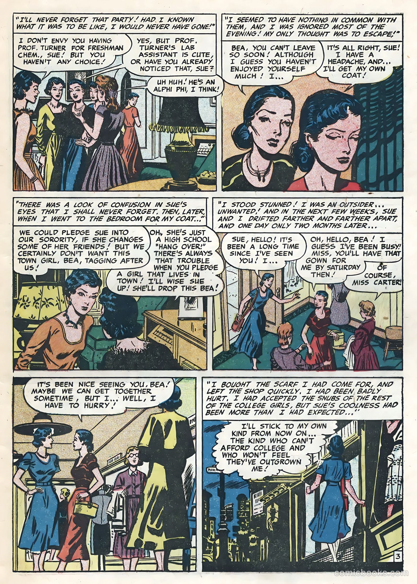 Diary Confessions #14 (1956) — page 15 of 36
