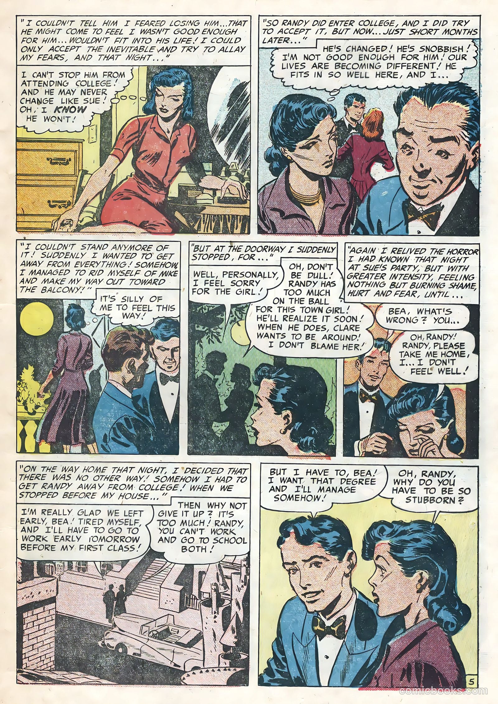 Diary Confessions #14 (1956) — page 17 of 36