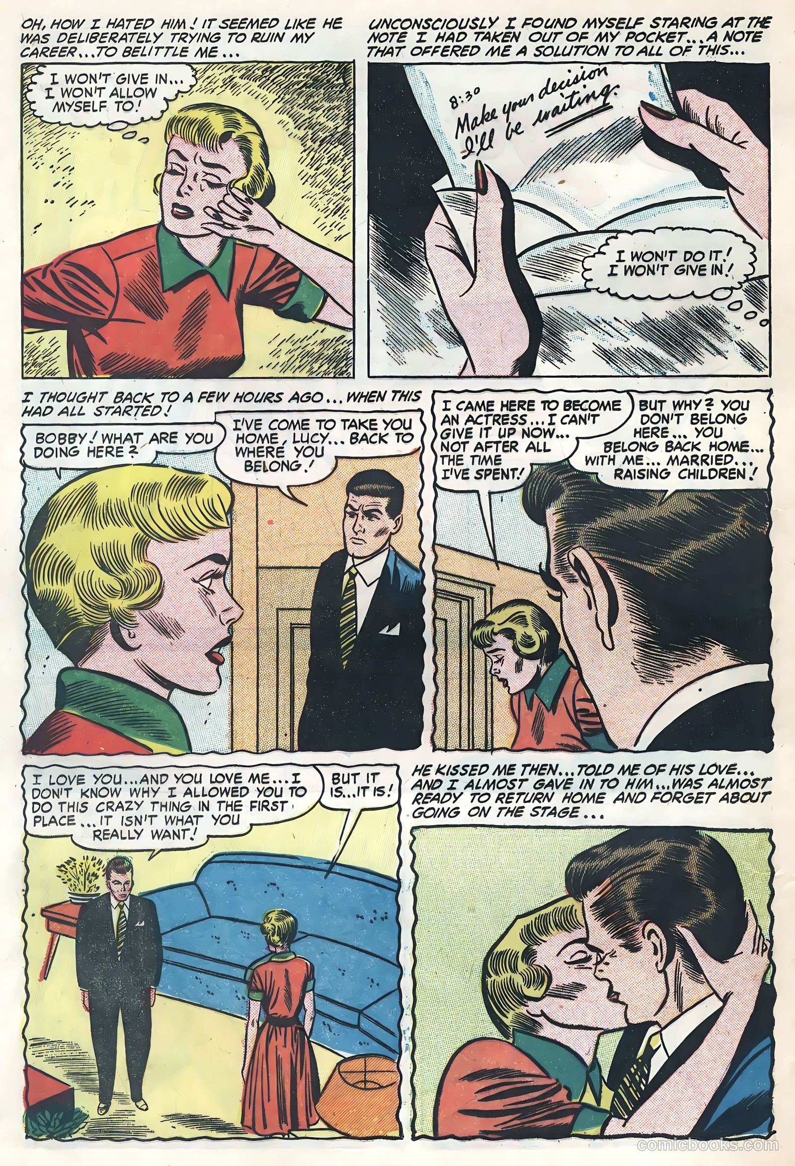 Diary Confessions #14 (1956) — page 22 of 36