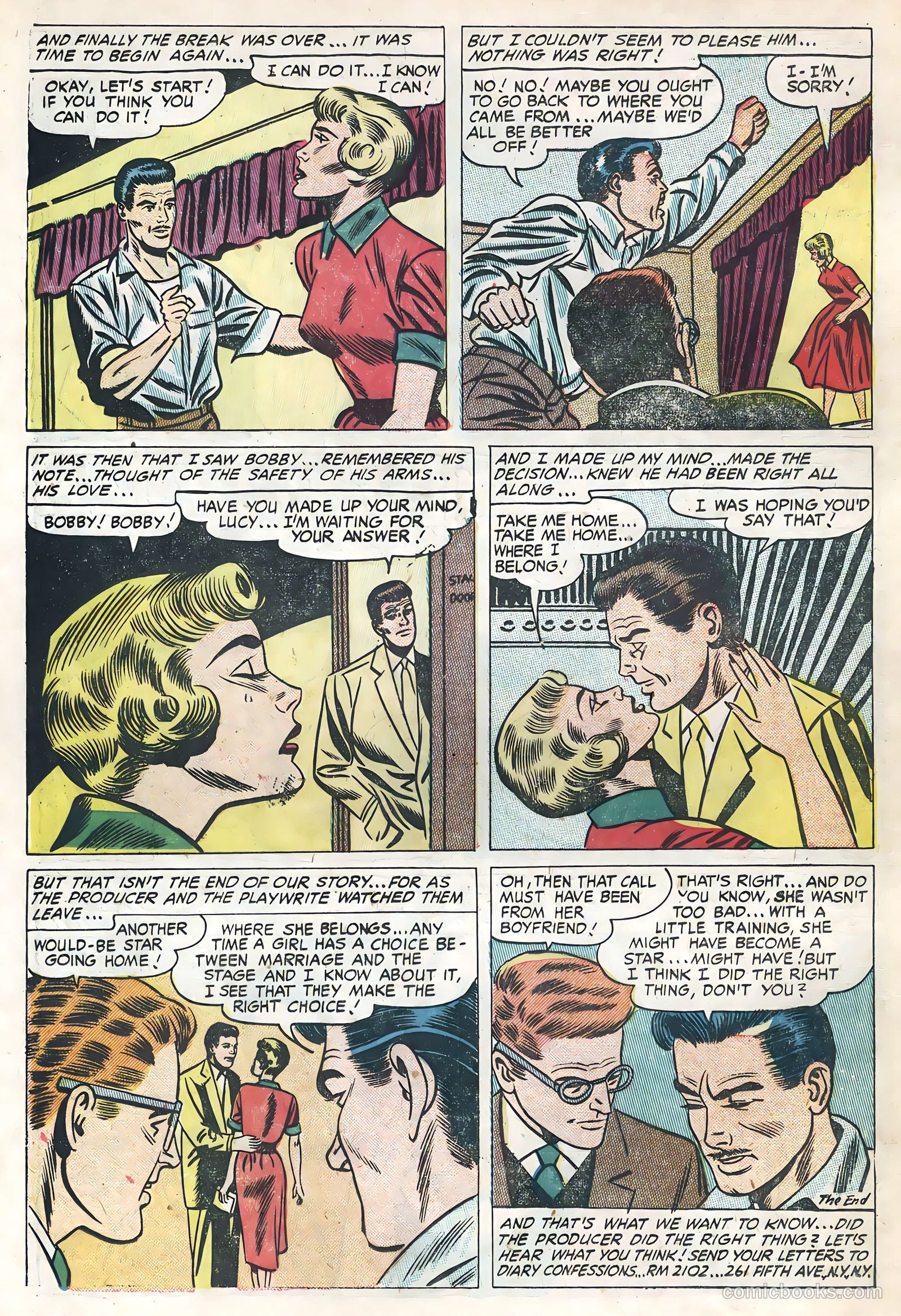 Diary Confessions #14 (1956) — page 24 of 36