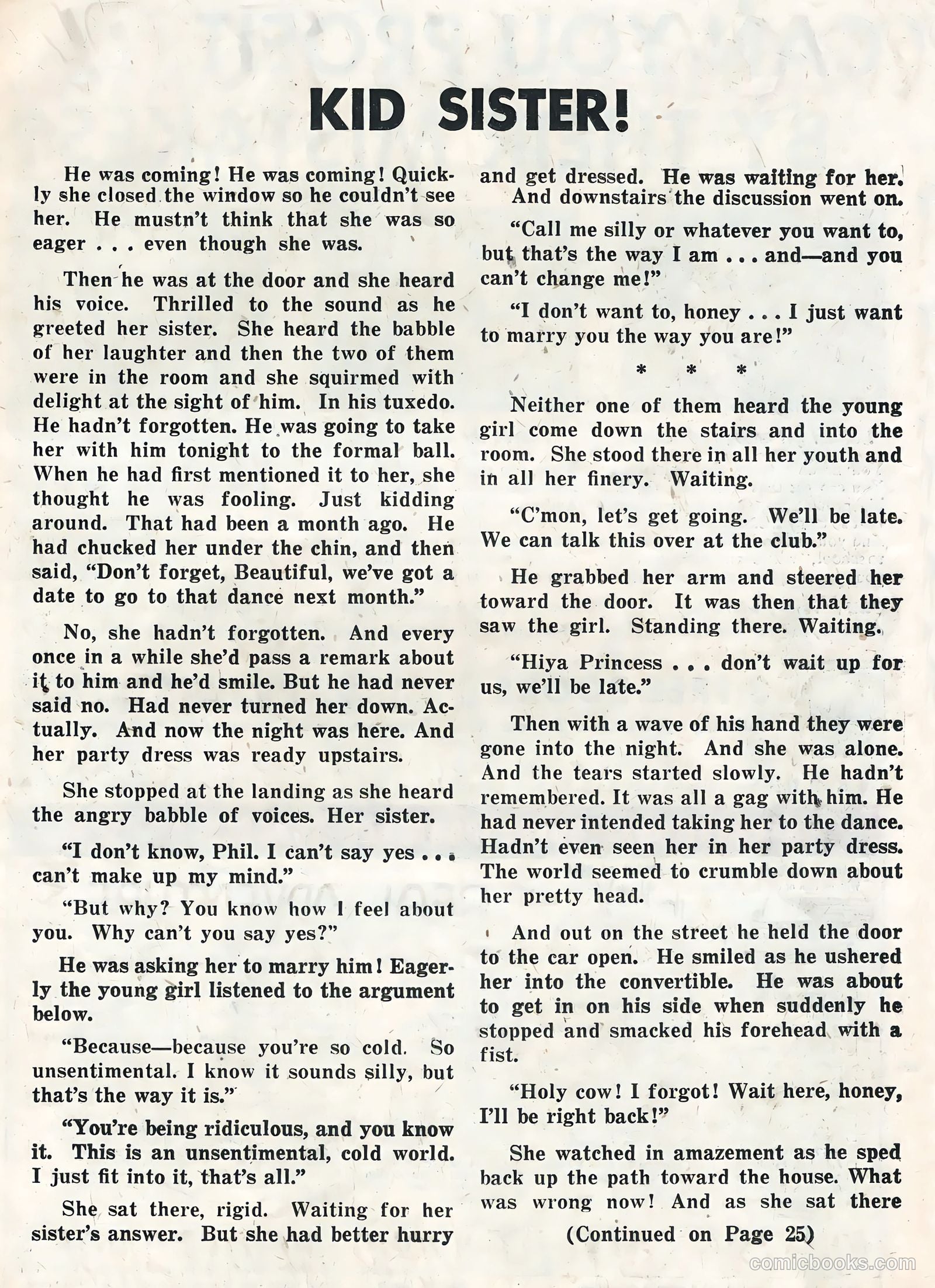 Diary Confessions #9 (1955) — page 11 of 36