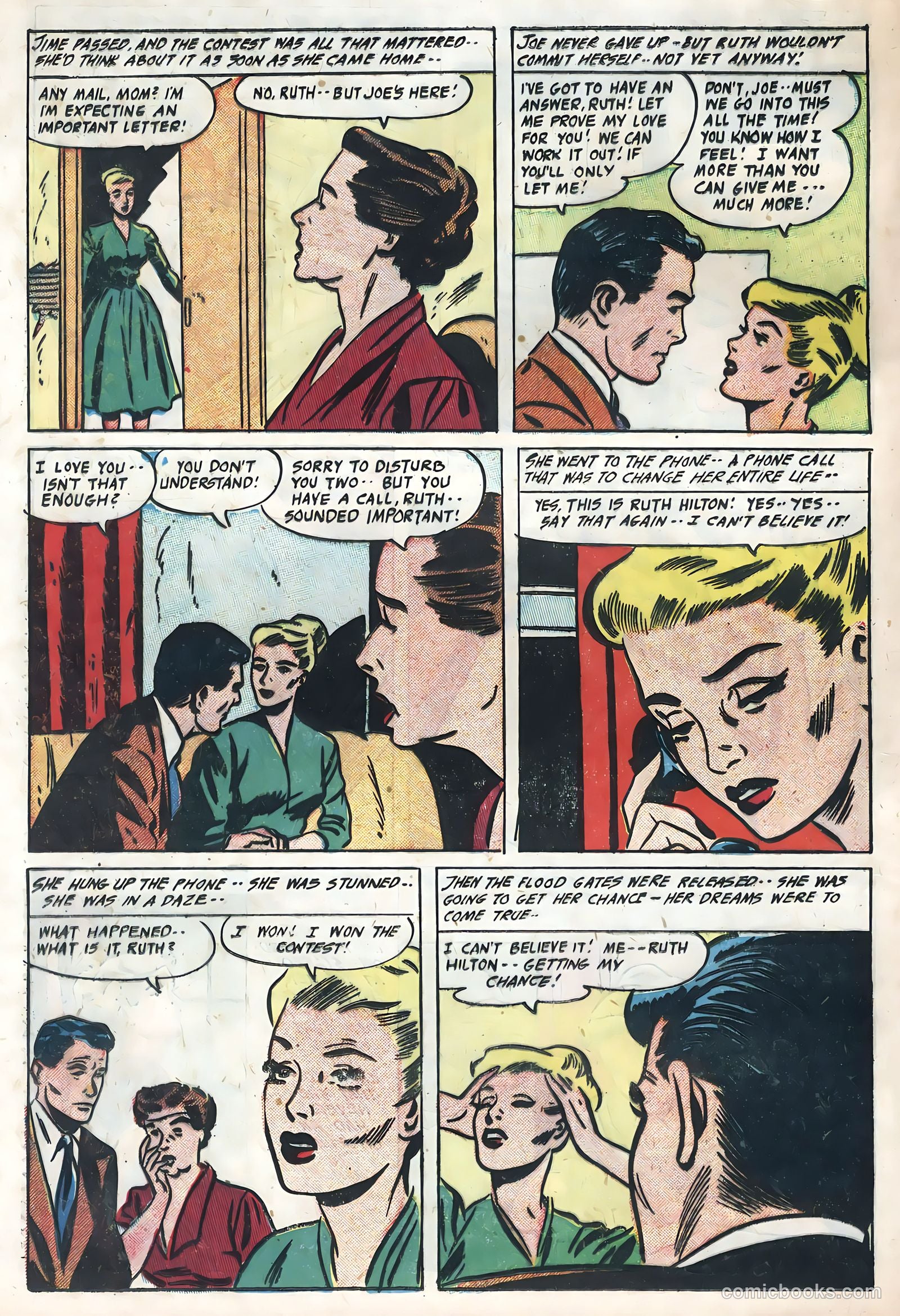 Diary Confessions #9 (1955) — page 20 of 36