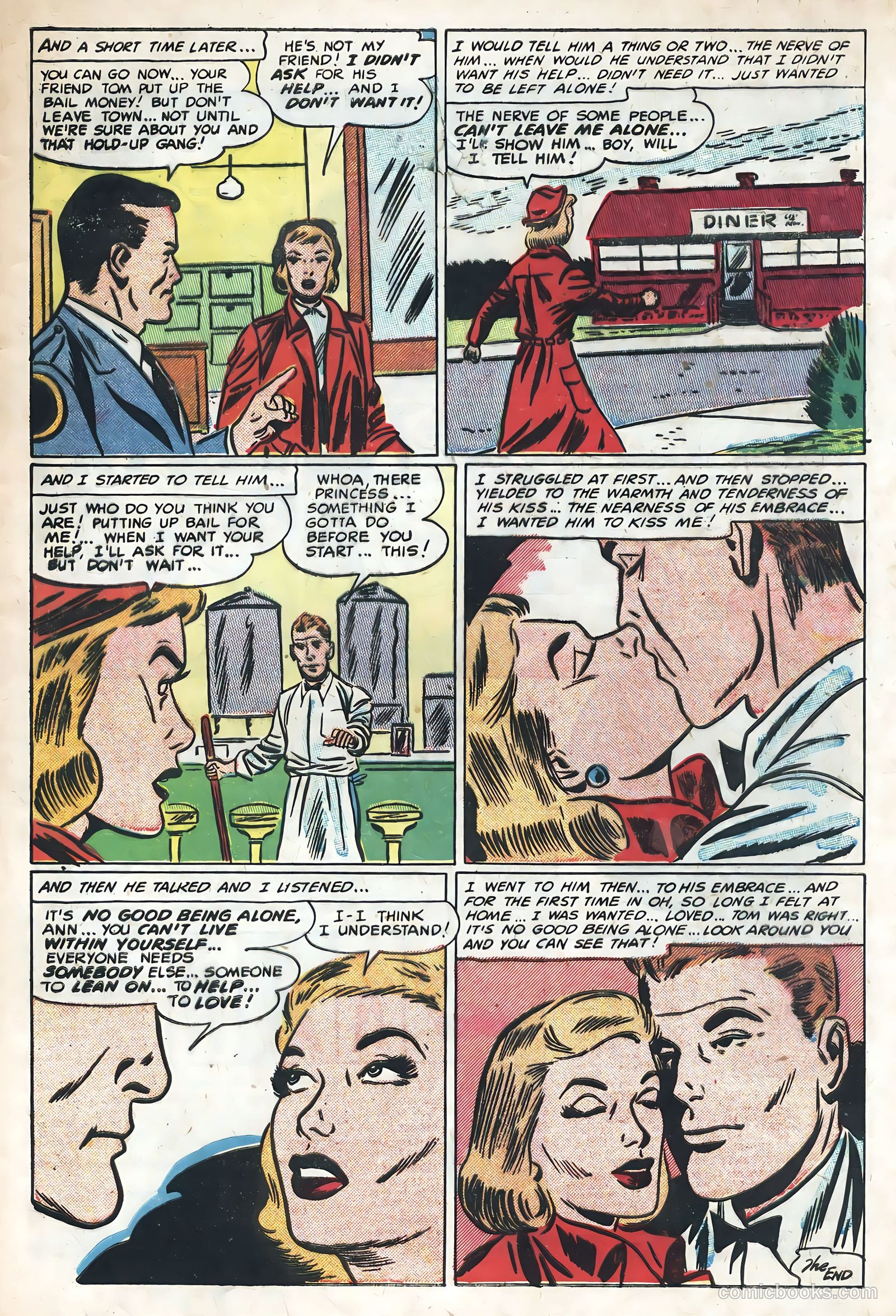 Diary Confessions #9 (1955) — page 33 of 36