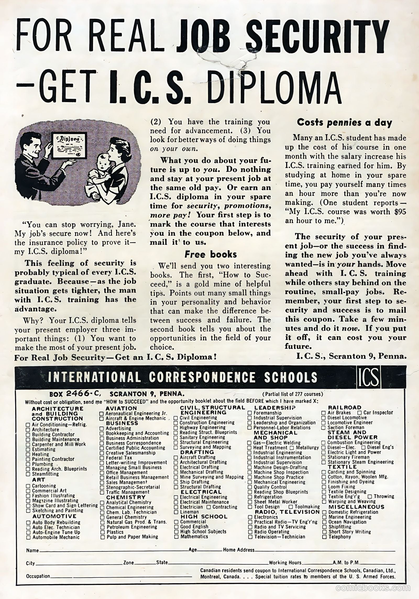 Diary Confessions #9 (1955) — page 36 of 36