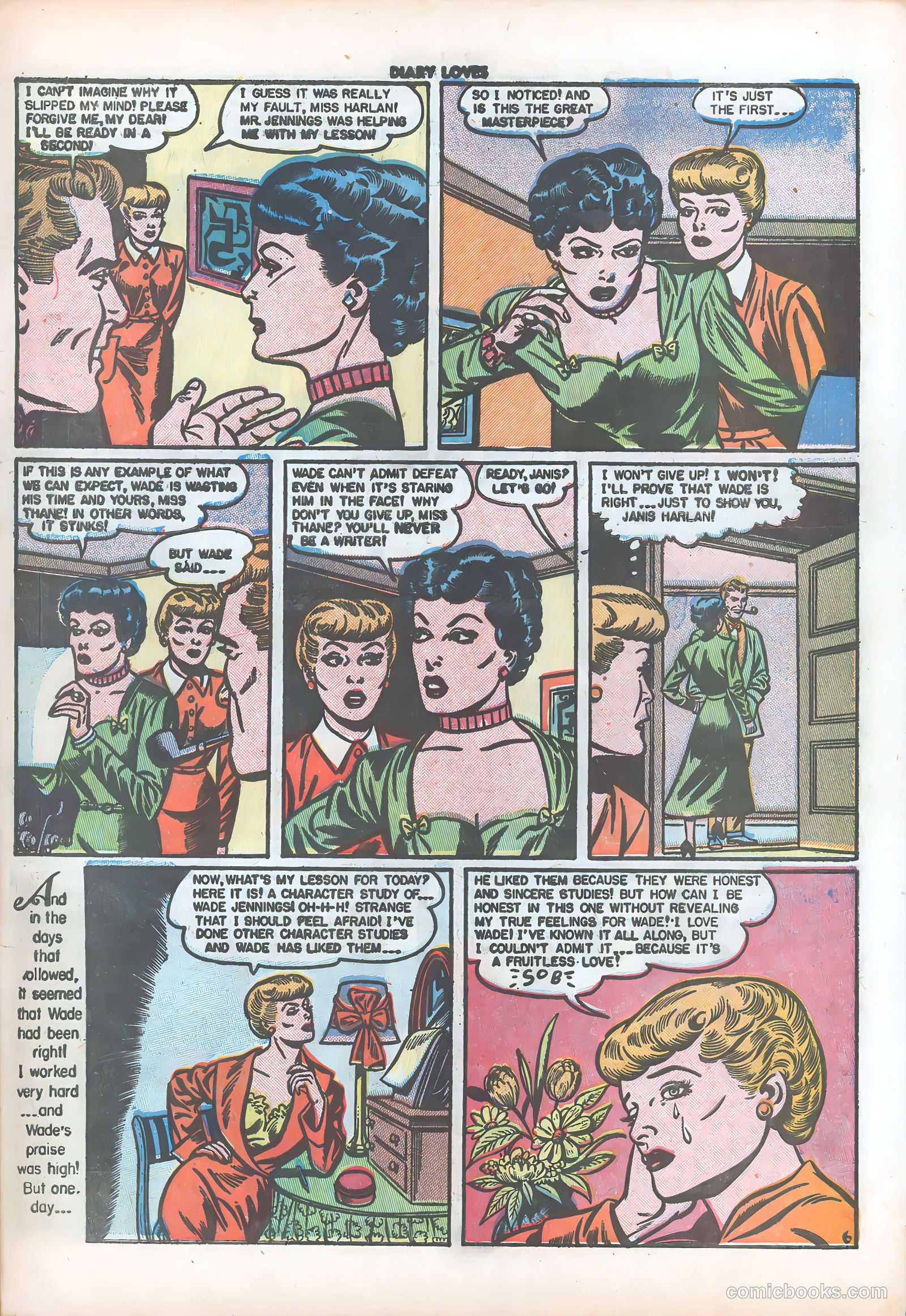 Diary Loves #10 (1951) — page 32 of 51