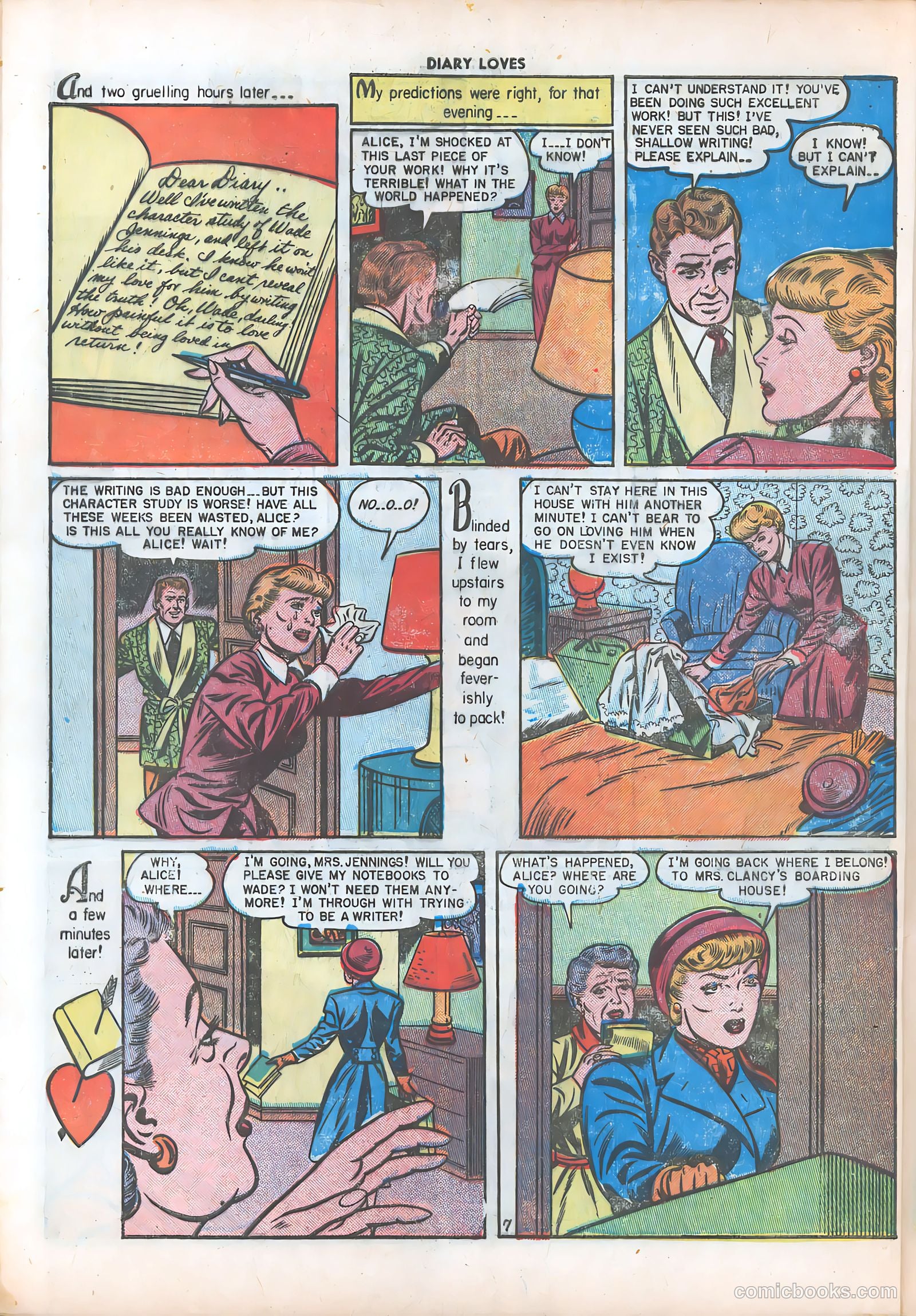 Diary Loves #10 (1951) — page 33 of 51