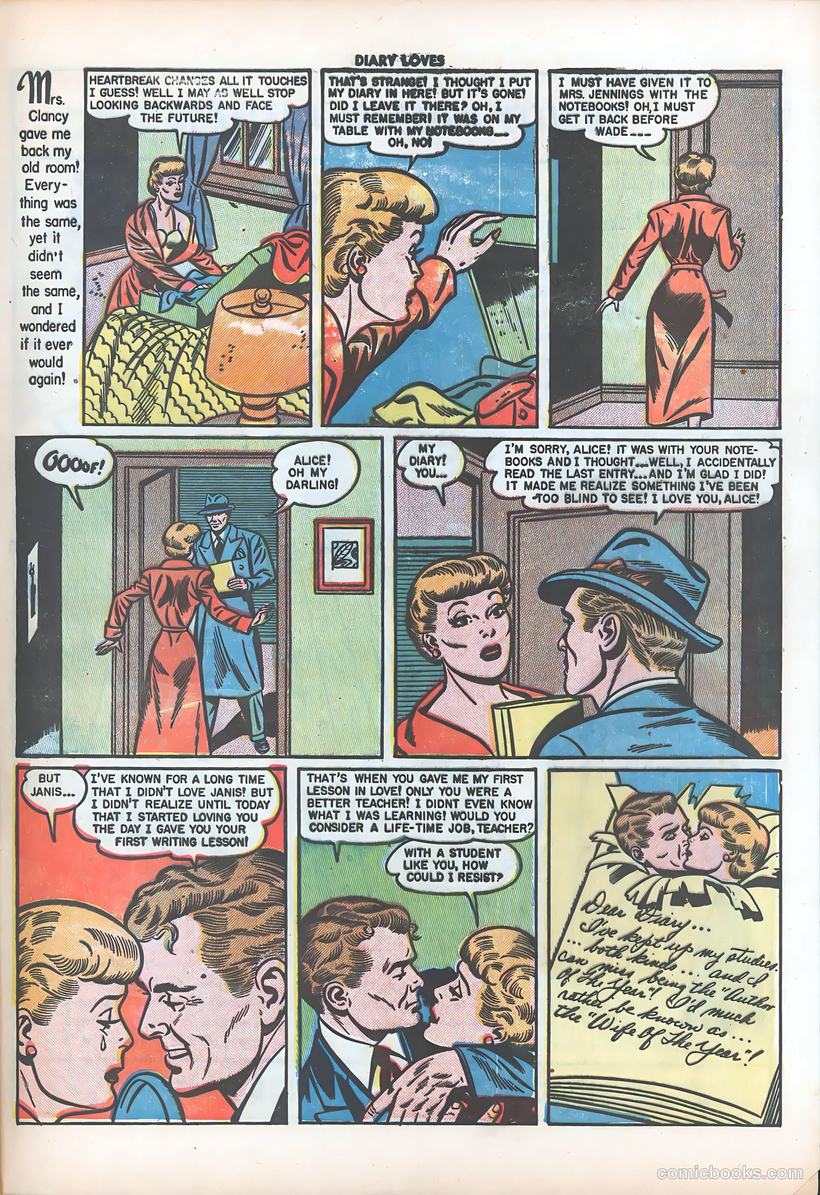 Diary Loves #10 (1951) — page 34 of 51