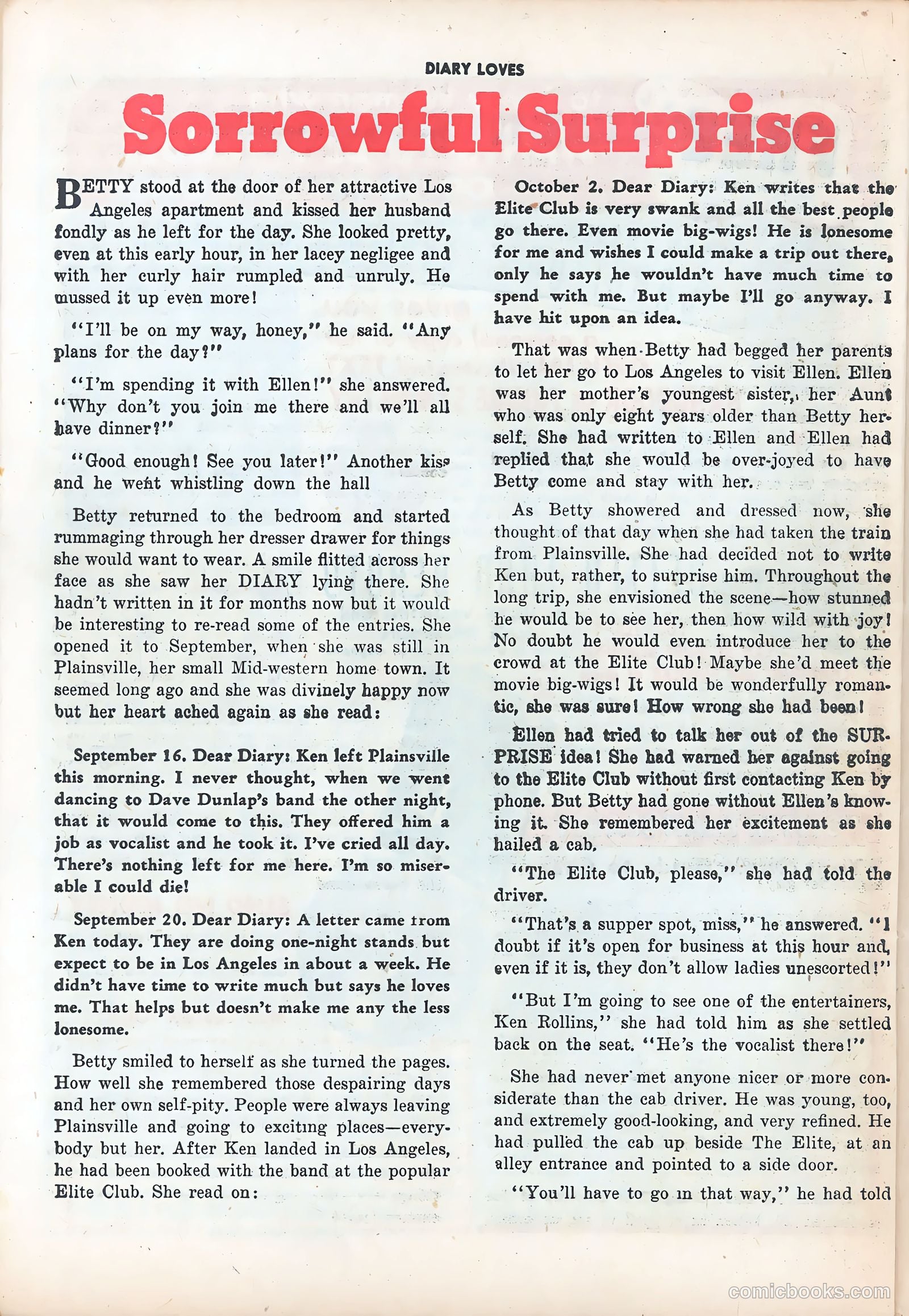 Diary Loves #10 (1951) — page 37 of 51