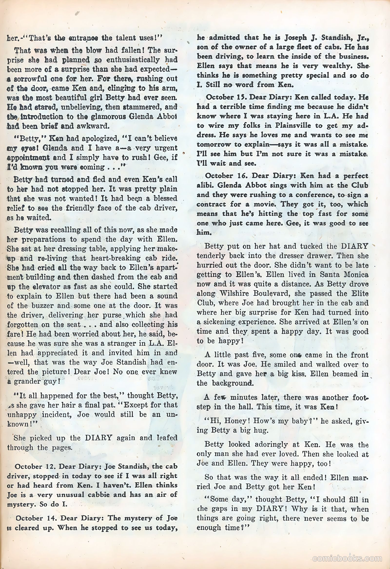 Diary Loves #10 (1951) — page 38 of 51