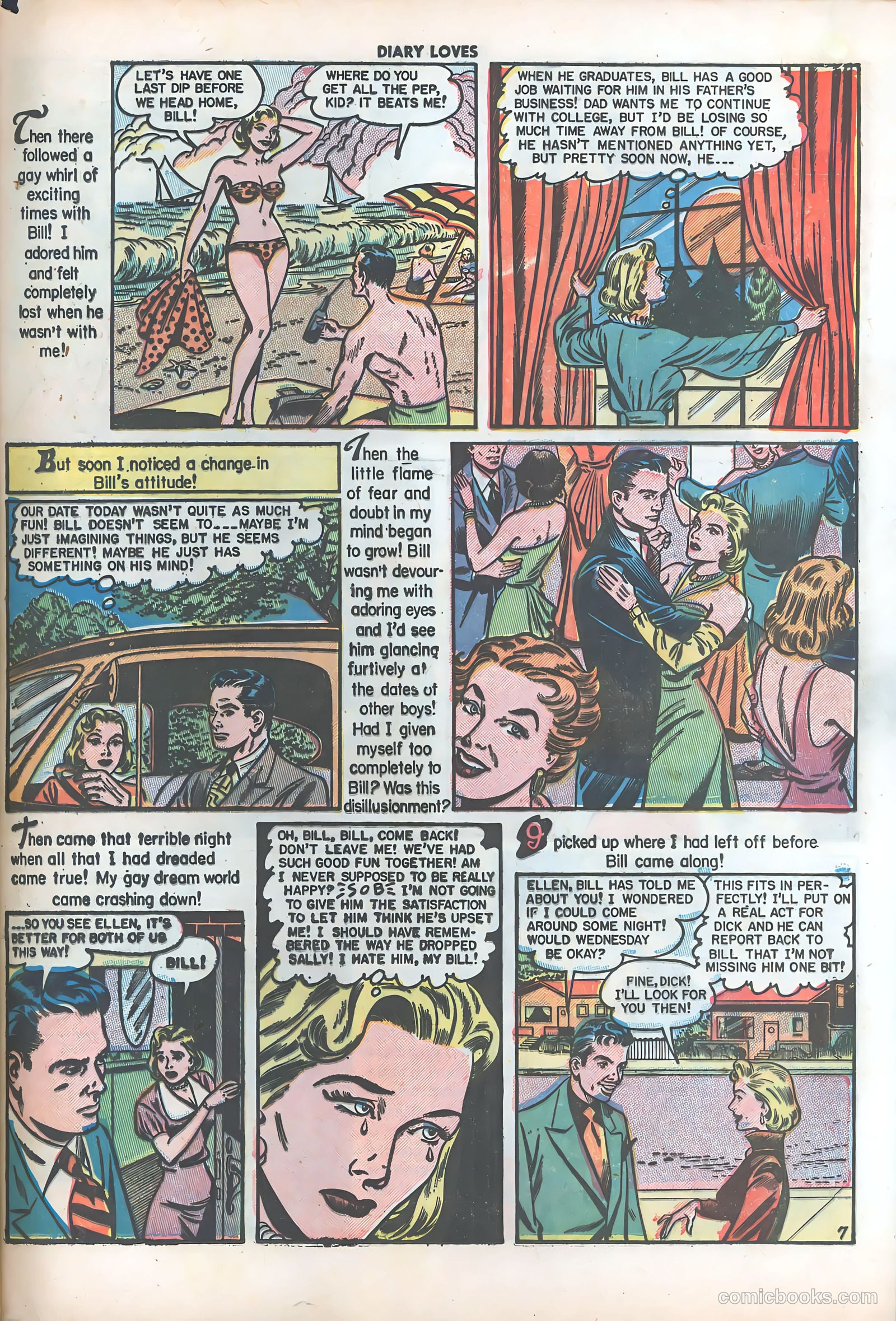 Diary Loves #10 (1951) — page 46 of 51