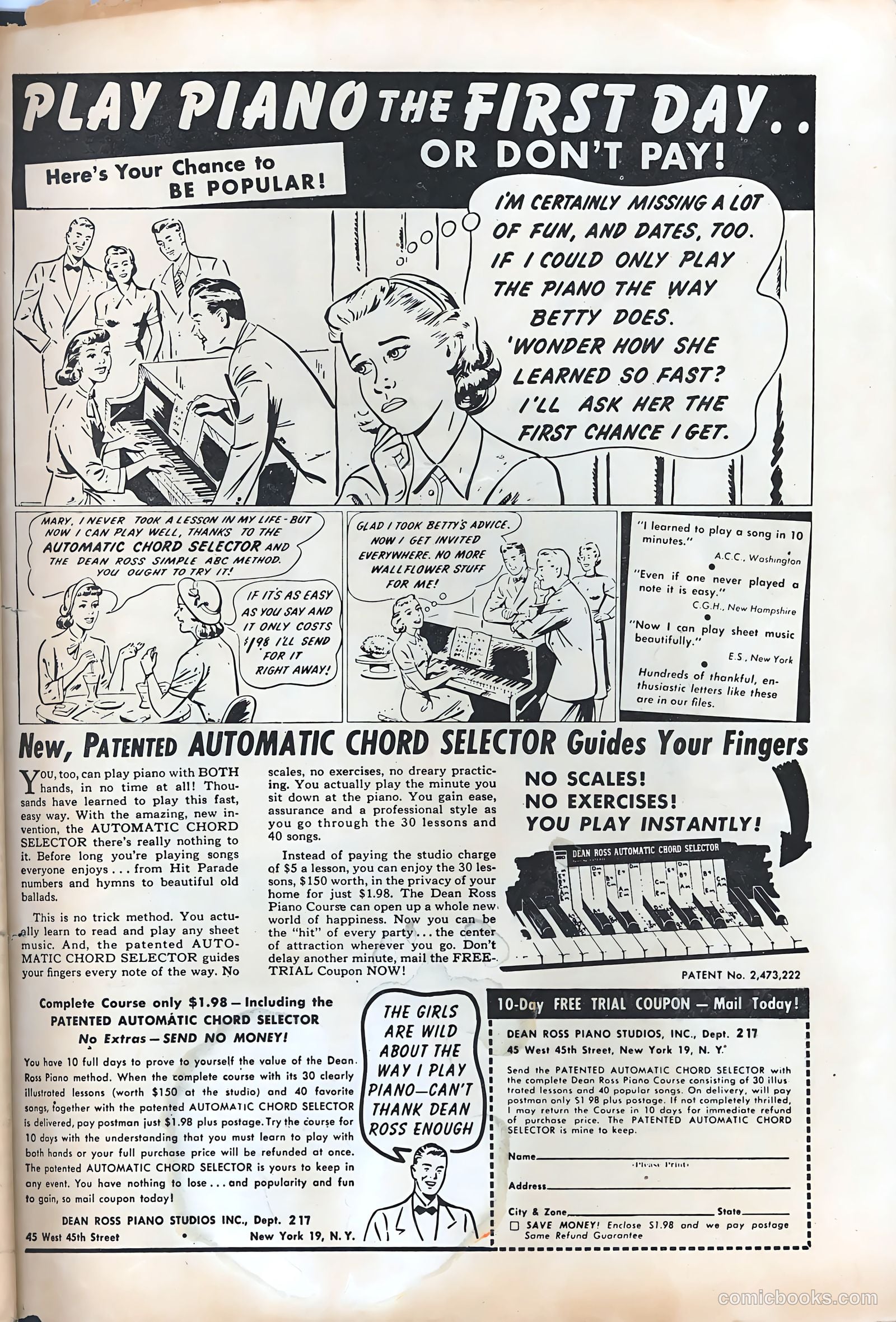 Diary Loves #10 (1951) — page 50 of 51