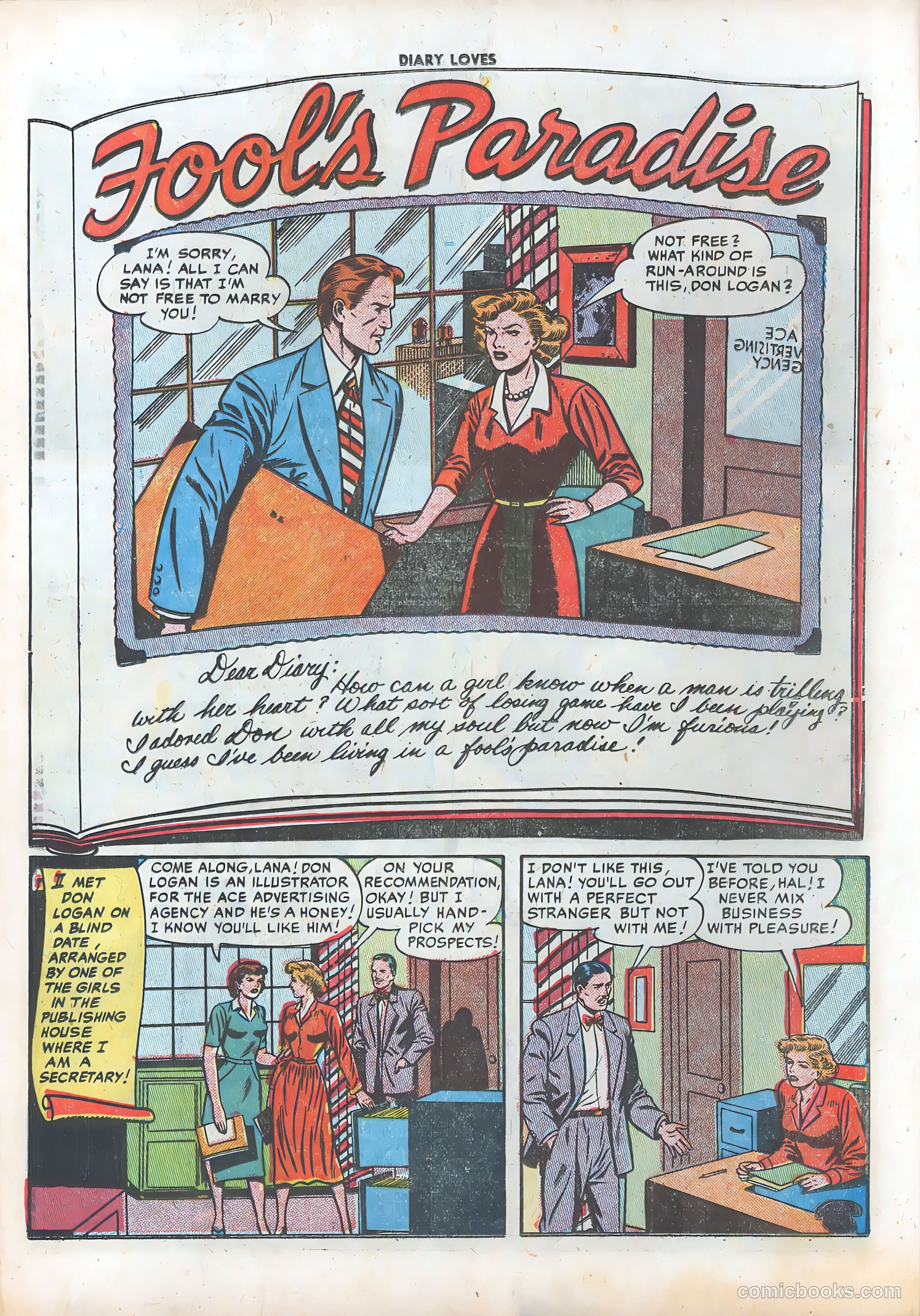 Diary Loves #11 (1951) — page 12 of 51