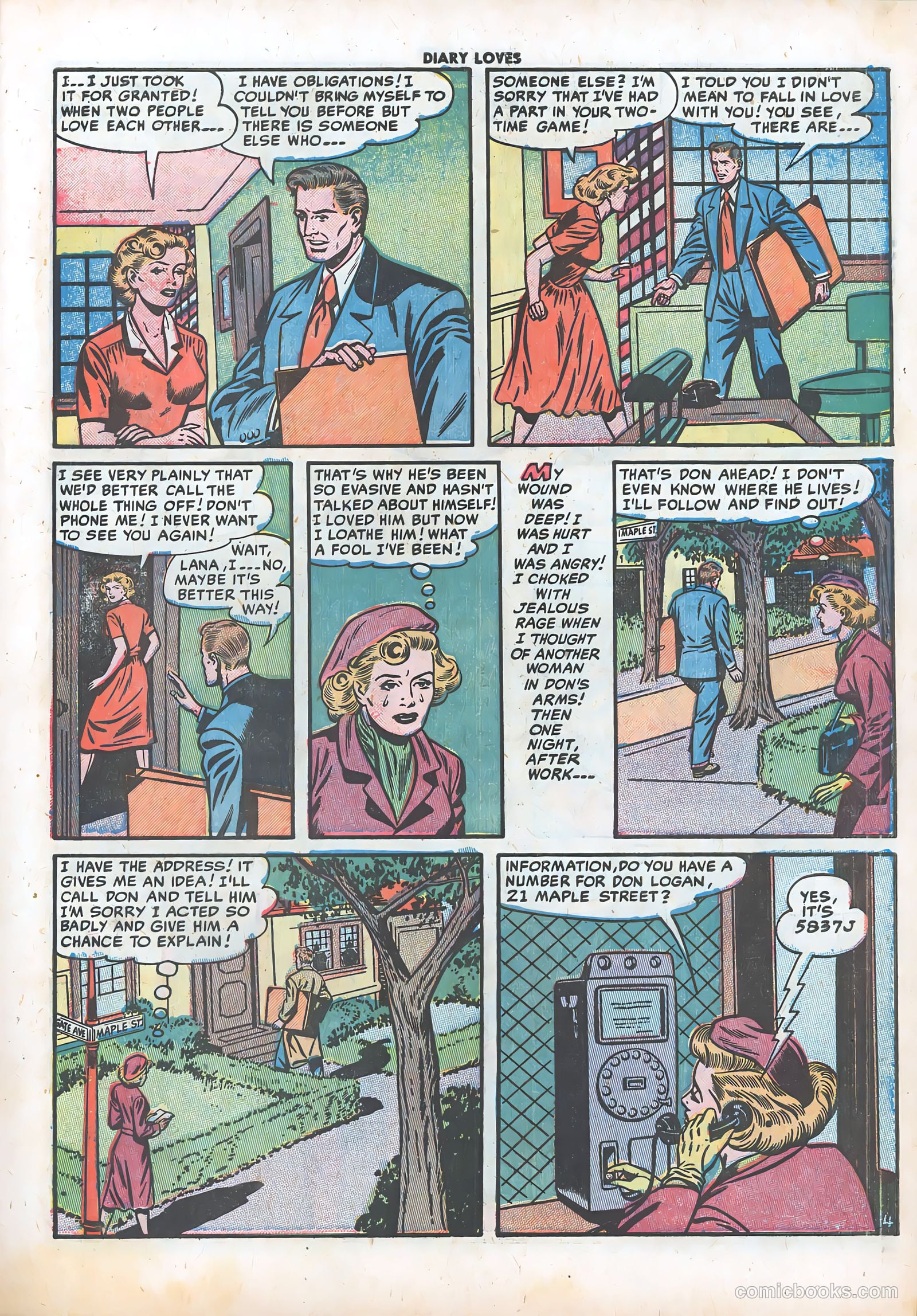 Diary Loves #11 (1951) — page 15 of 51