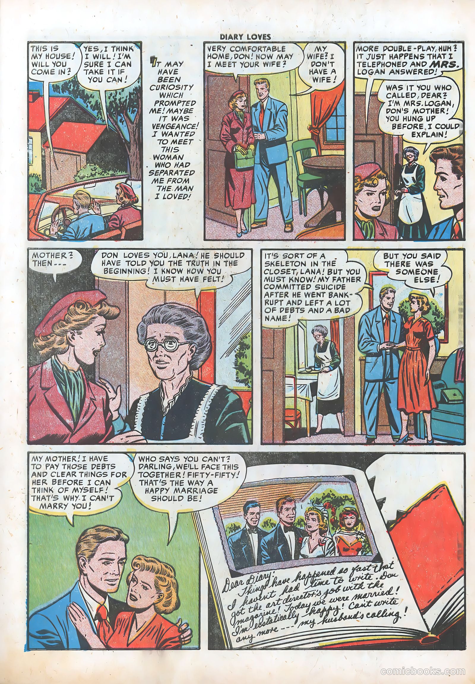 Diary Loves #11 (1951) — page 17 of 51