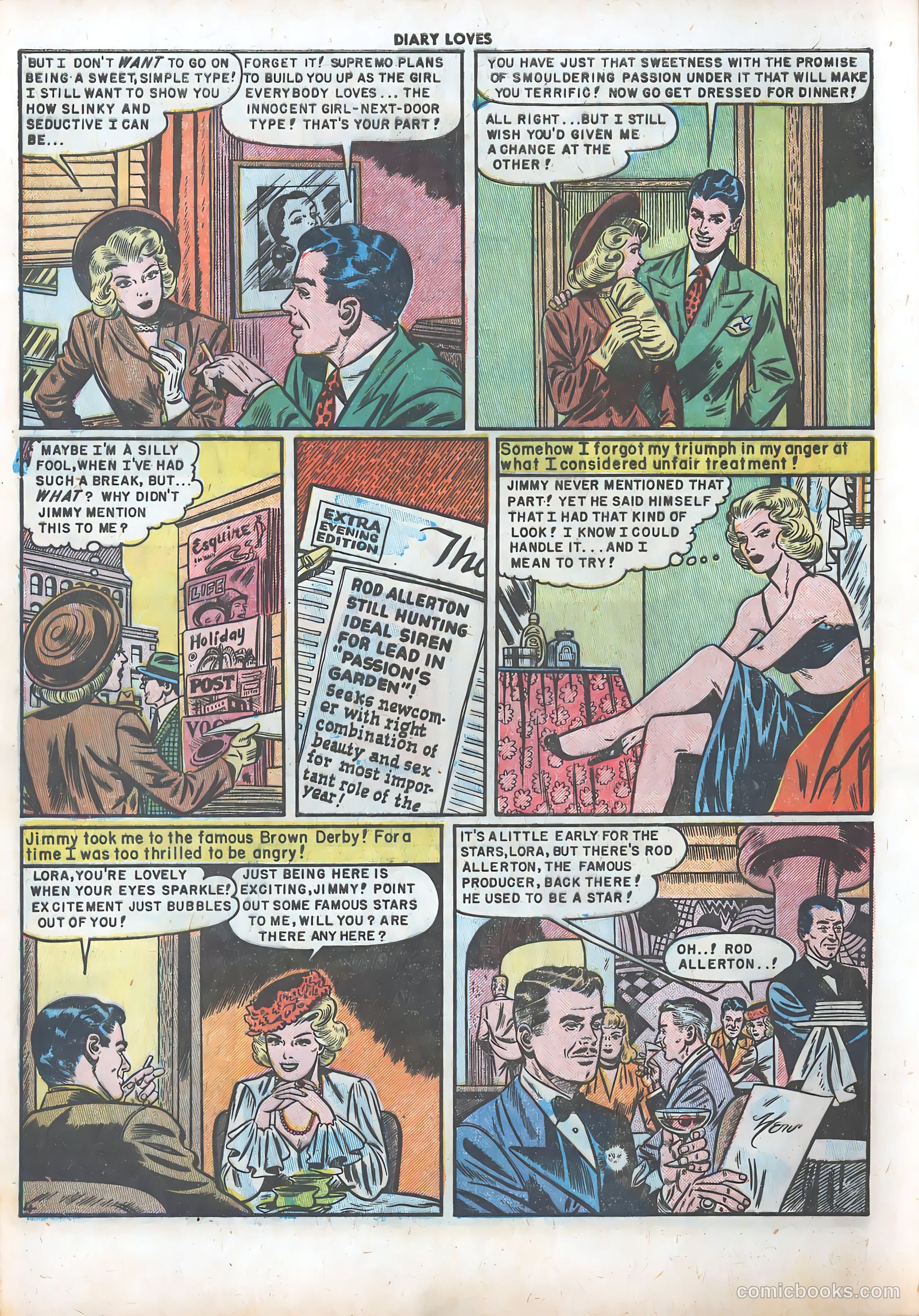 Diary Loves #11 (1951) — page 22 of 51