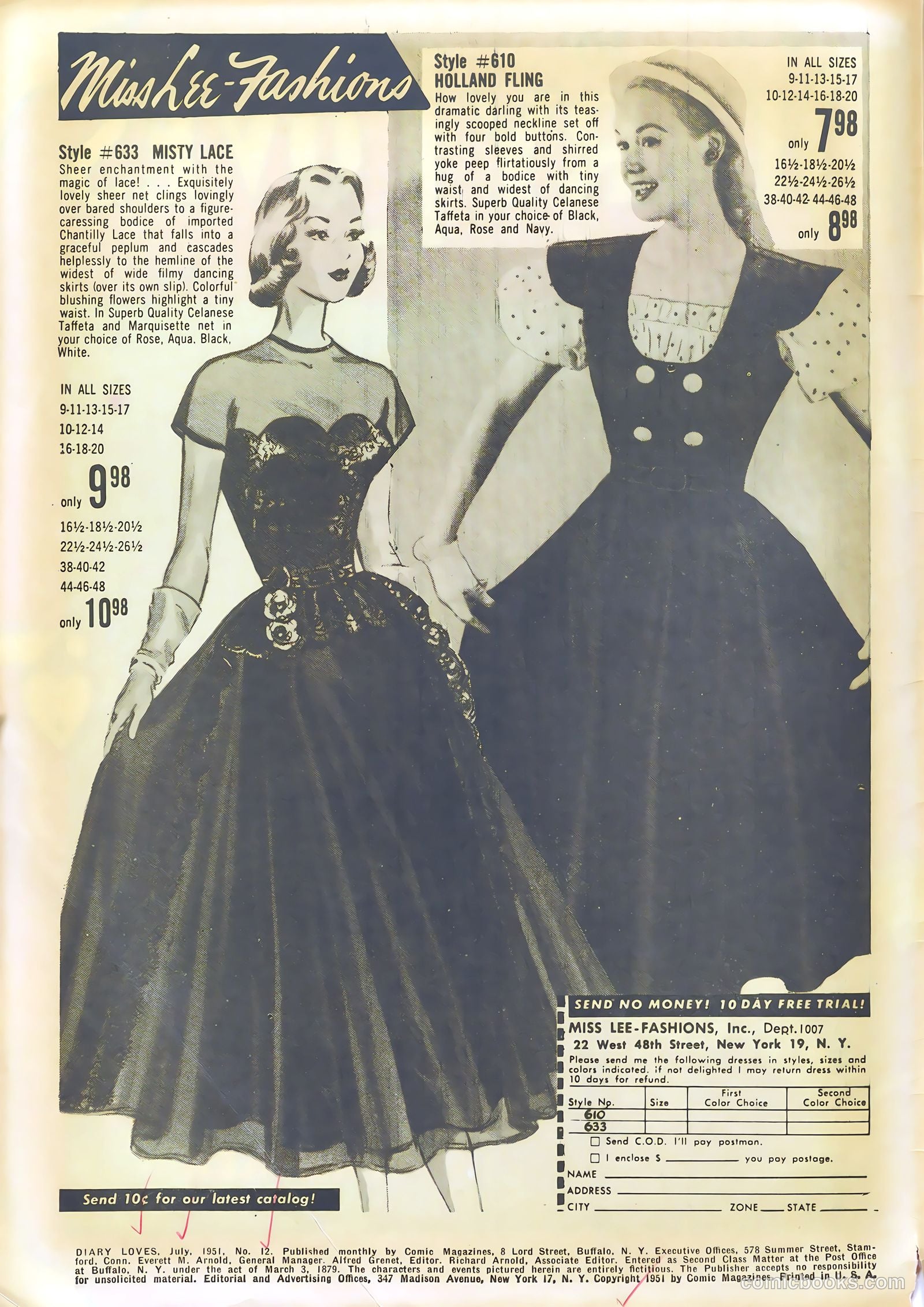 Diary Loves #12 (1951) — page 2 of 36