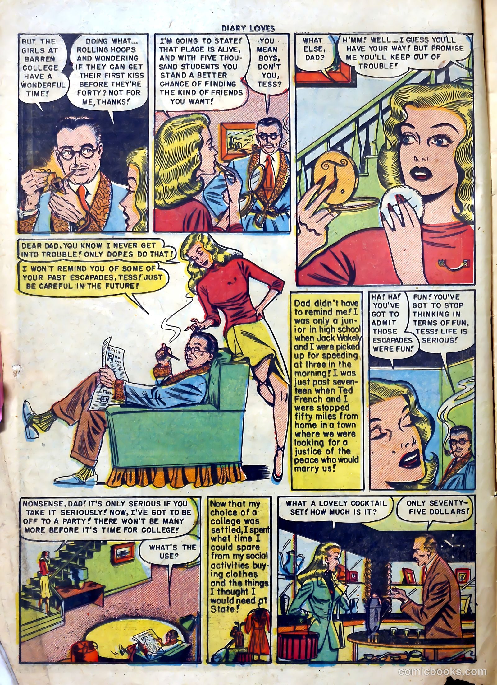 Diary Loves #12 (1951) — page 4 of 36
