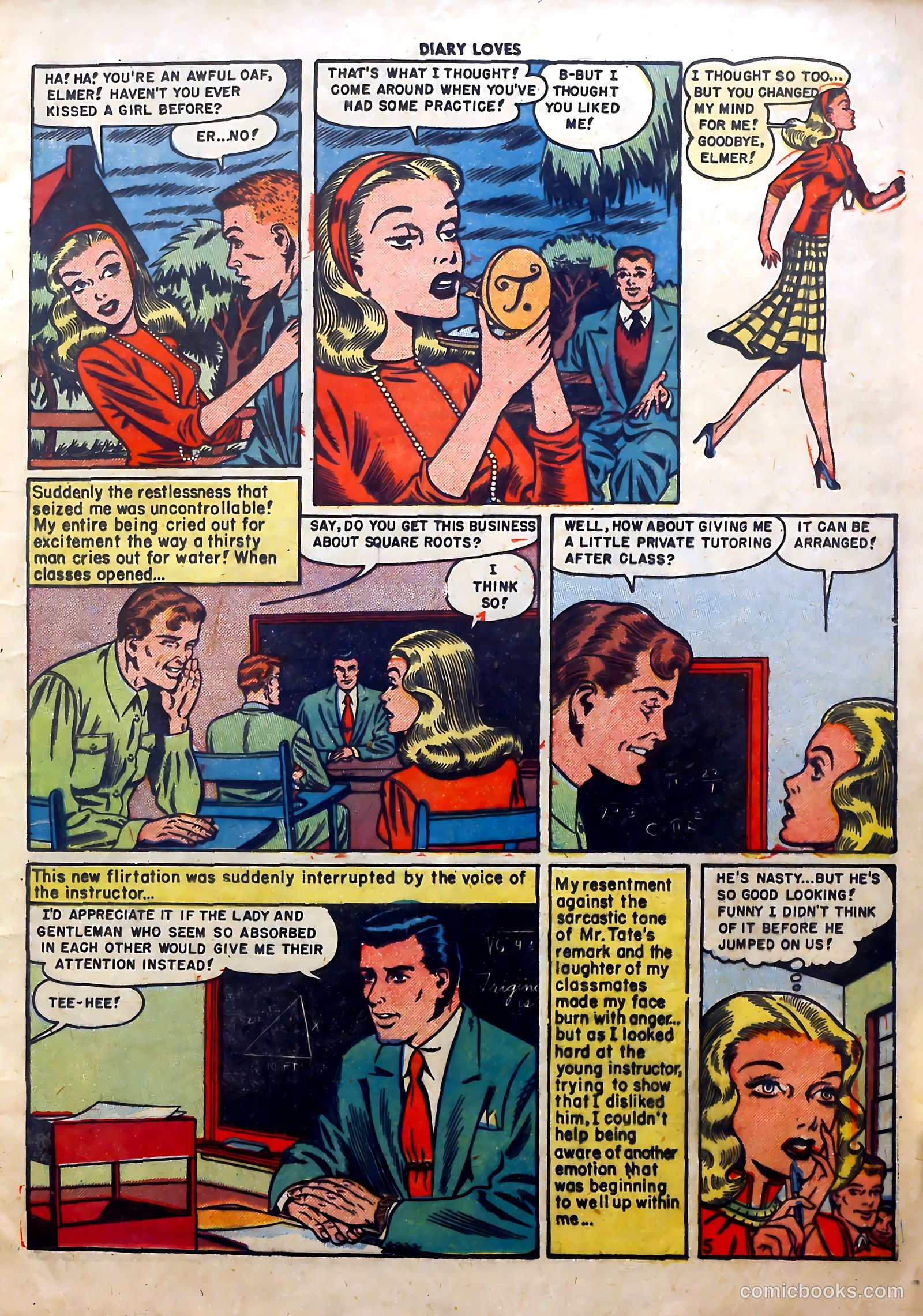 Diary Loves #12 (1951) — page 7 of 36