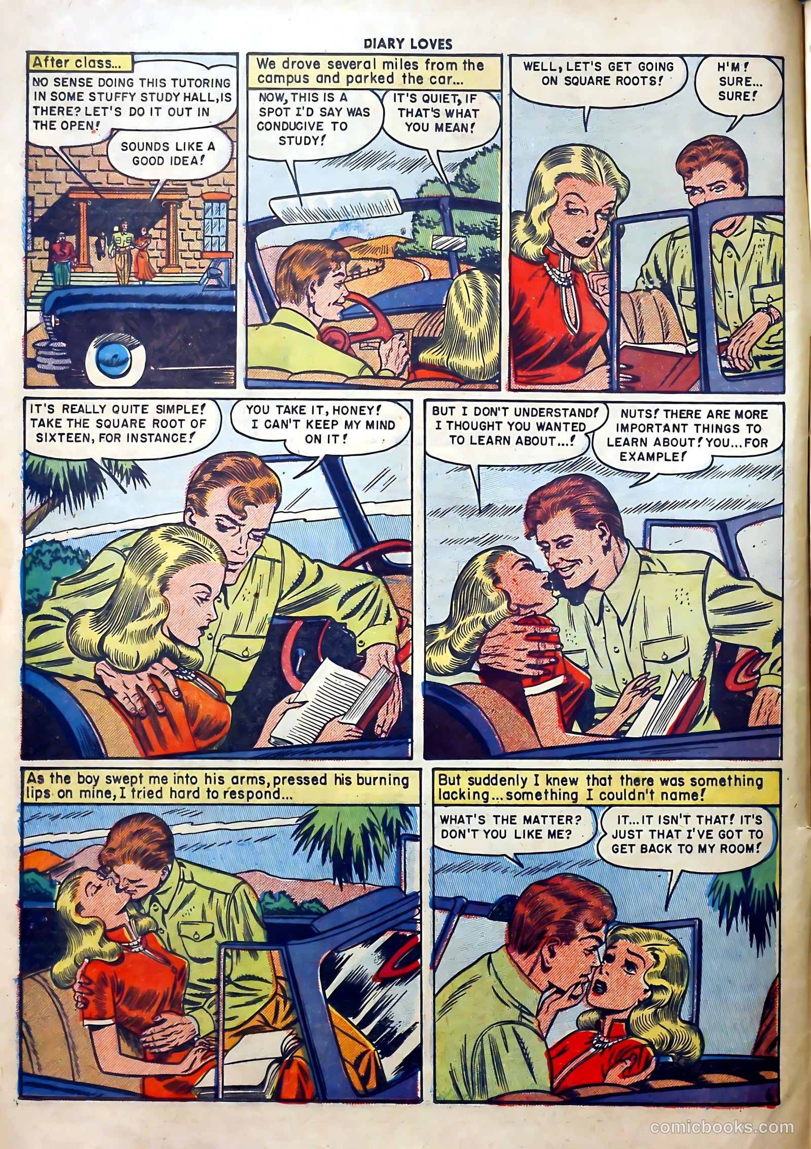 Diary Loves #12 (1951) — page 8 of 36