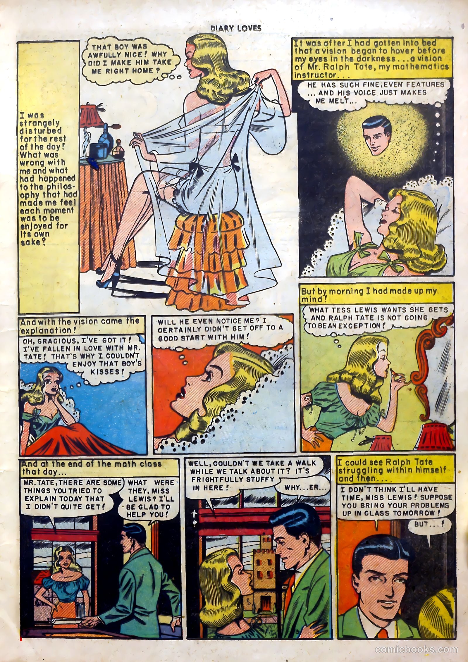 Diary Loves #12 (1951) — page 9 of 36