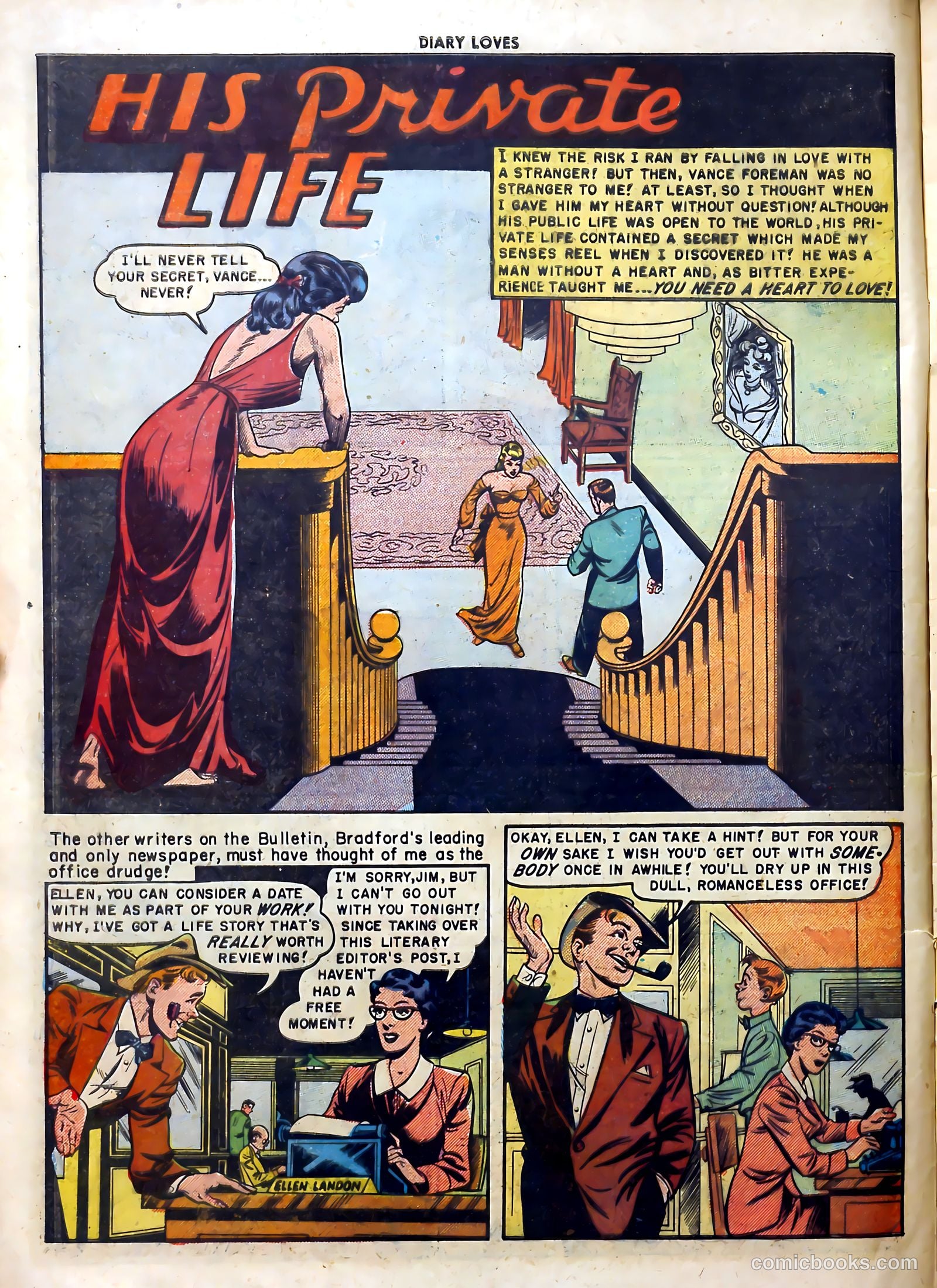 Diary Loves #12 (1951) — page 12 of 36