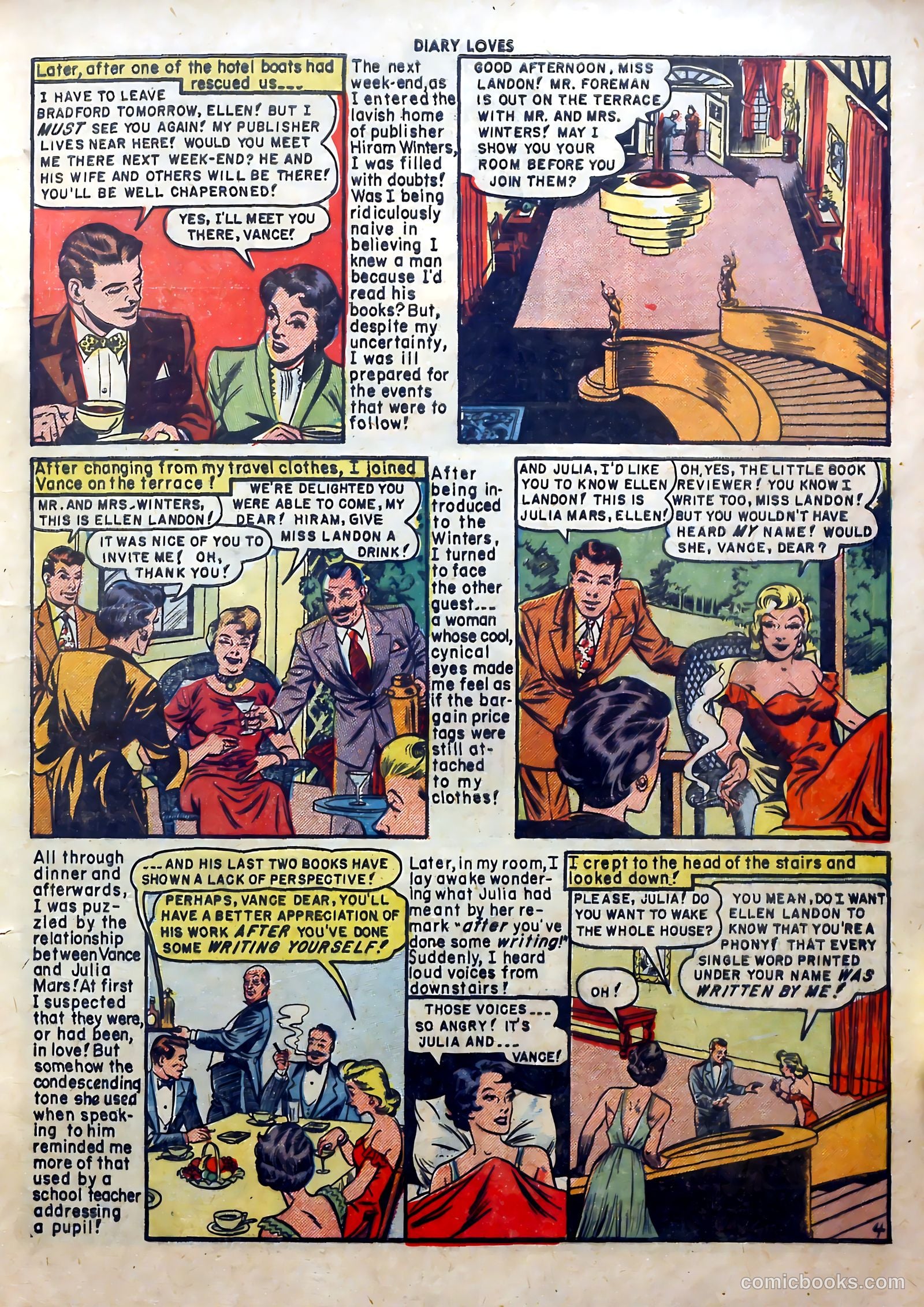 Diary Loves #12 (1951) — page 15 of 36