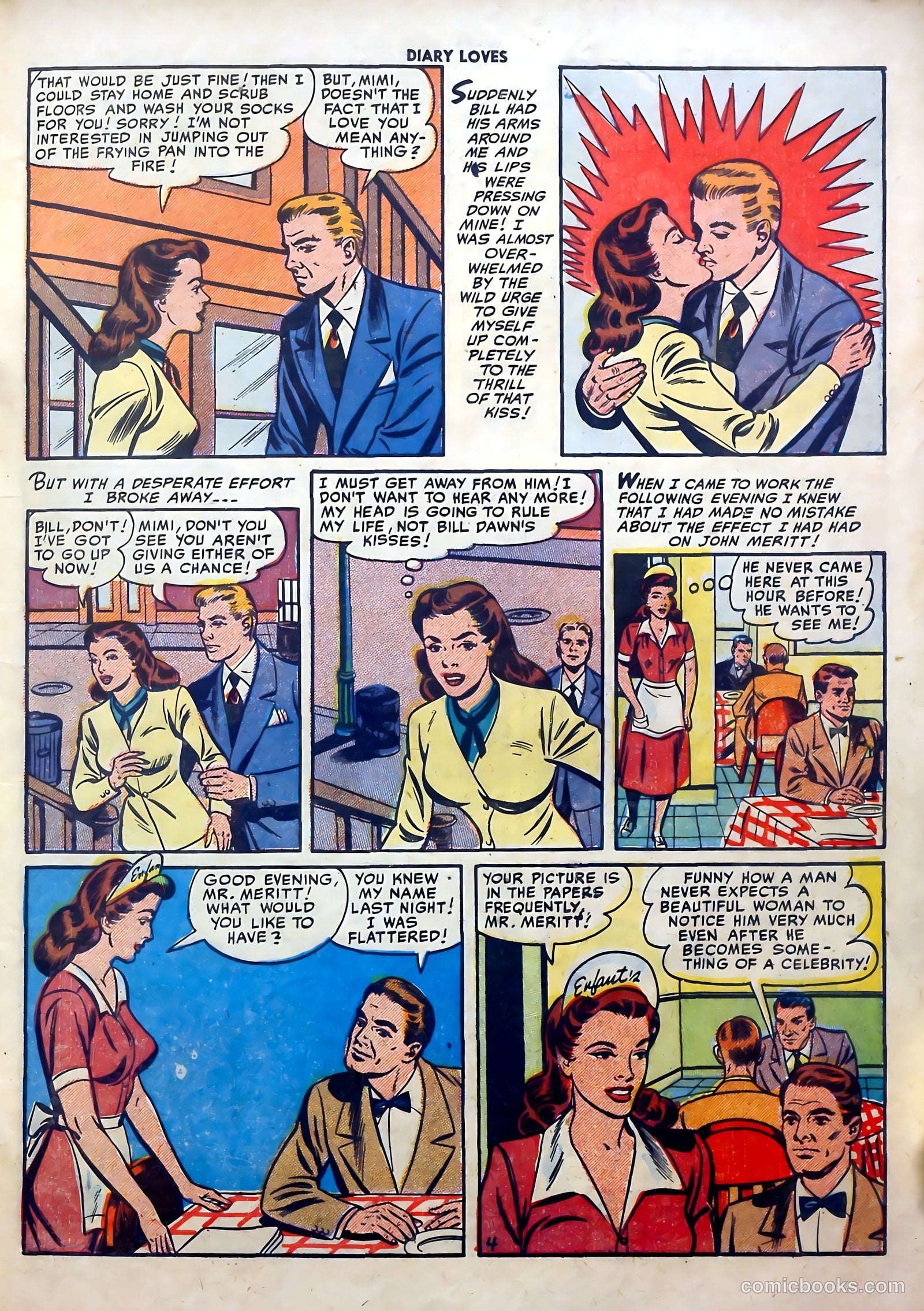 Diary Loves #12 (1951) — page 21 of 36