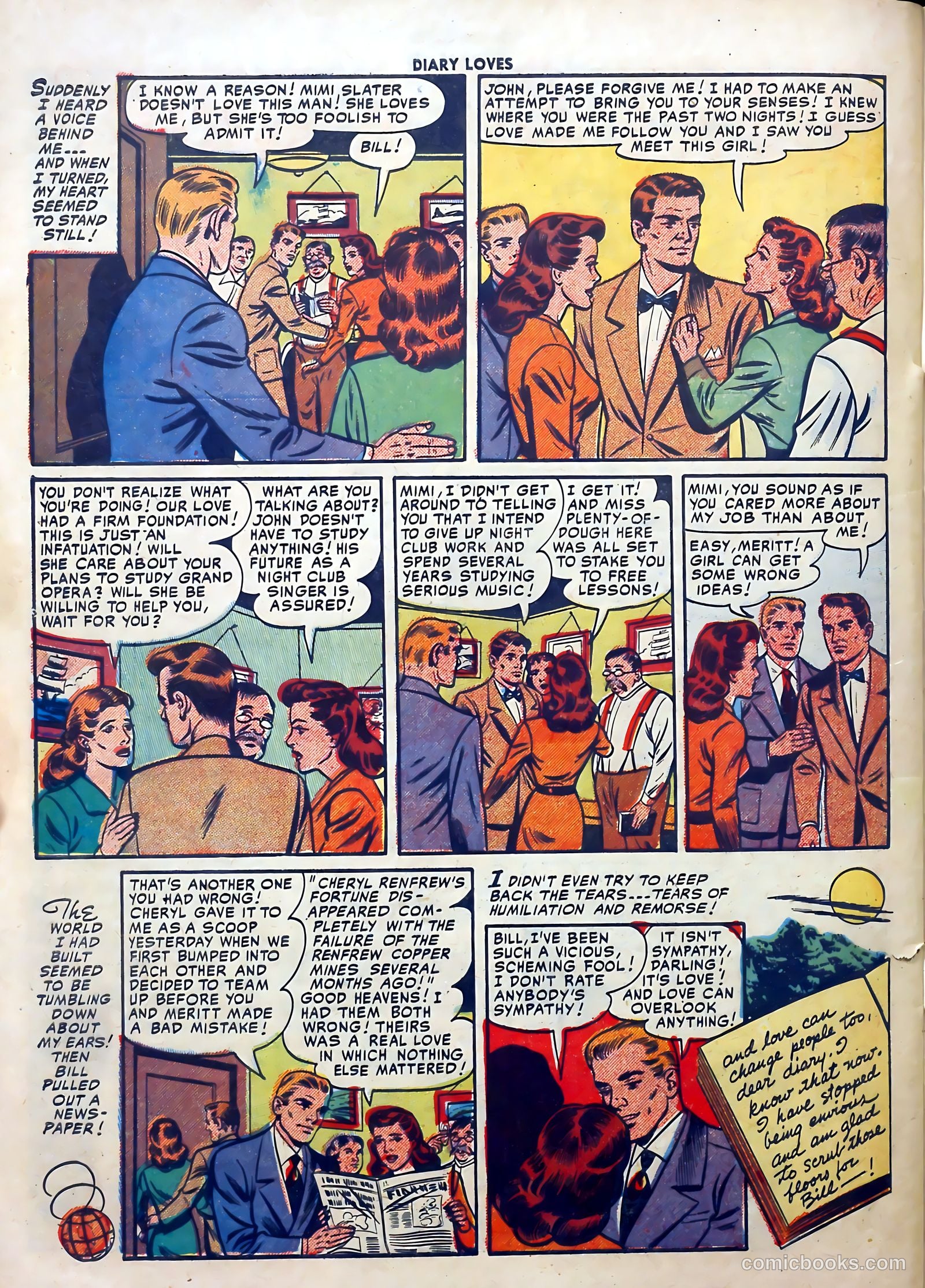 Diary Loves #12 (1951) — page 24 of 36