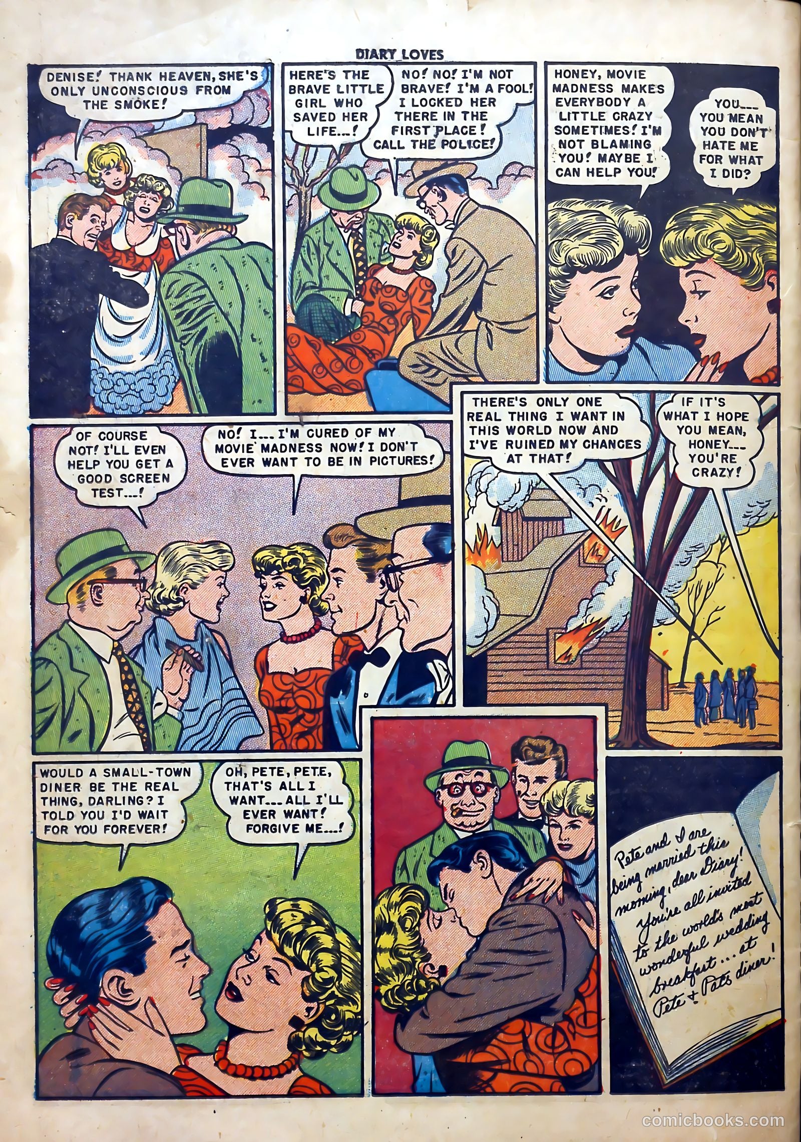 Diary Loves #12 (1951) — page 34 of 36