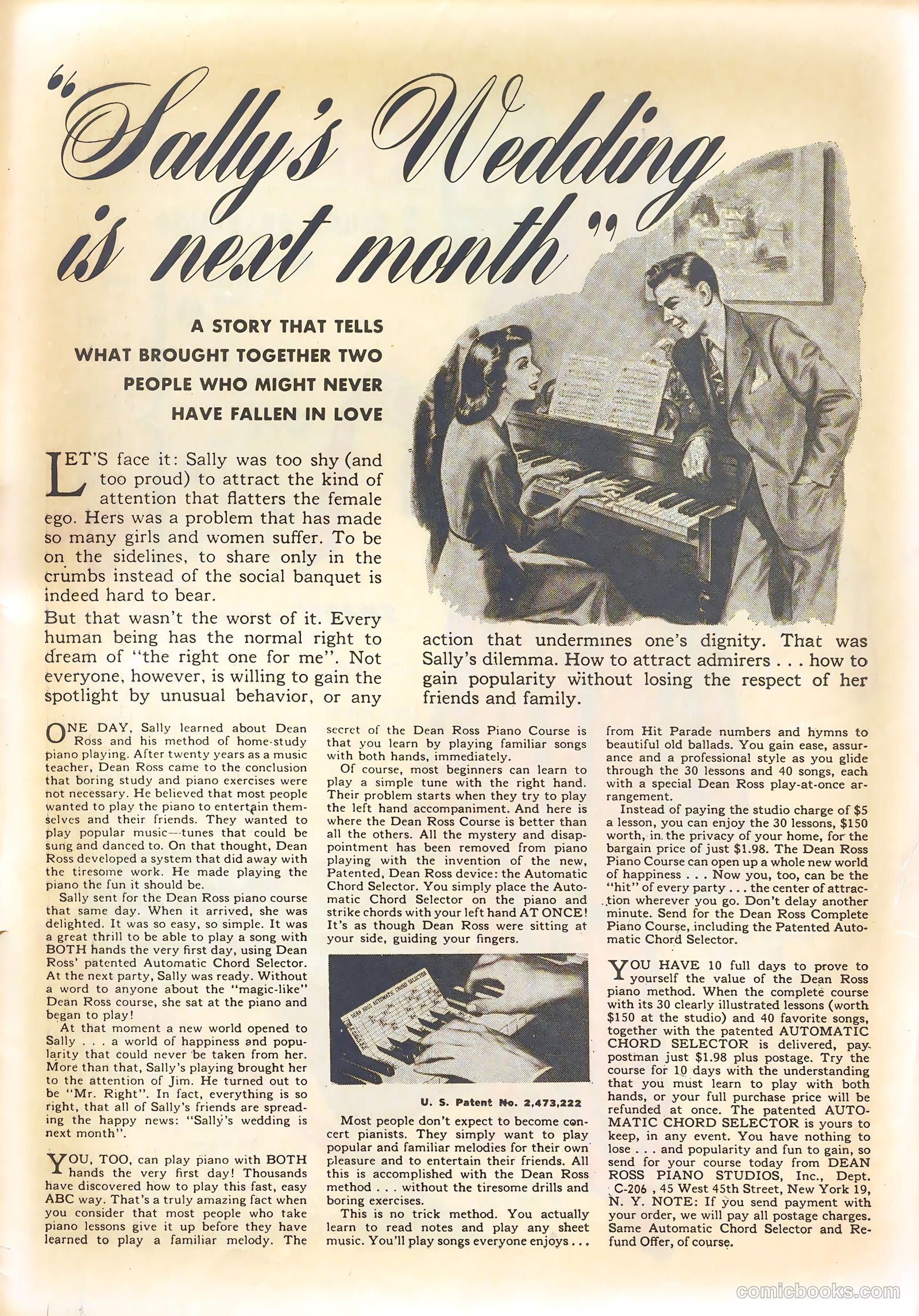 Diary Loves #12 (1951) — page 35 of 36