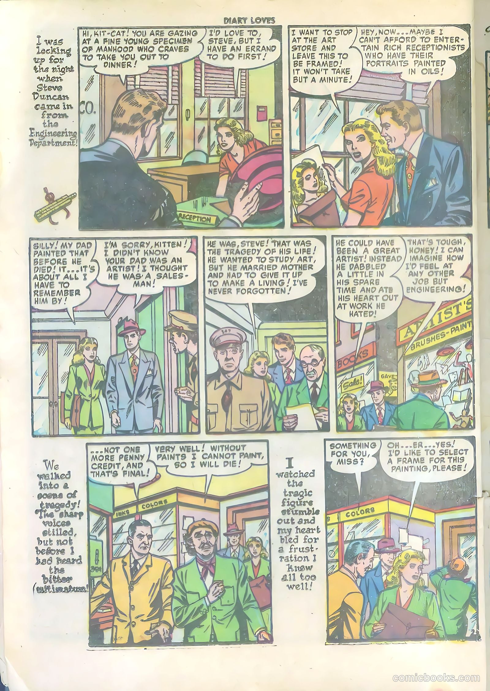 Diary Loves #13 (1951) — page 4 of 36