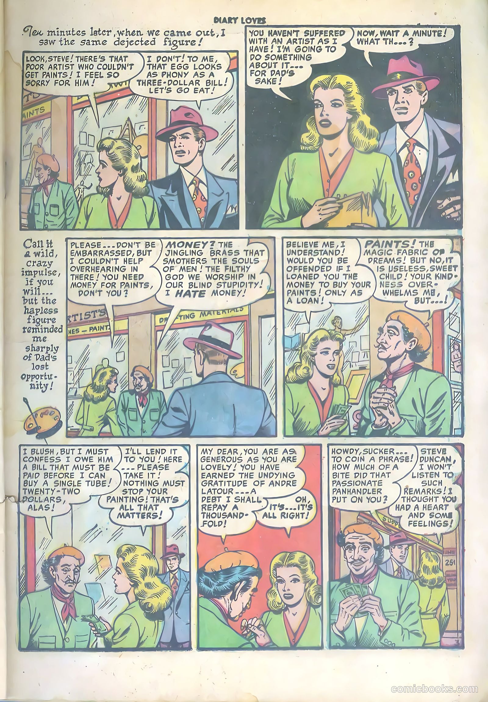 Diary Loves #13 (1951) — page 5 of 36