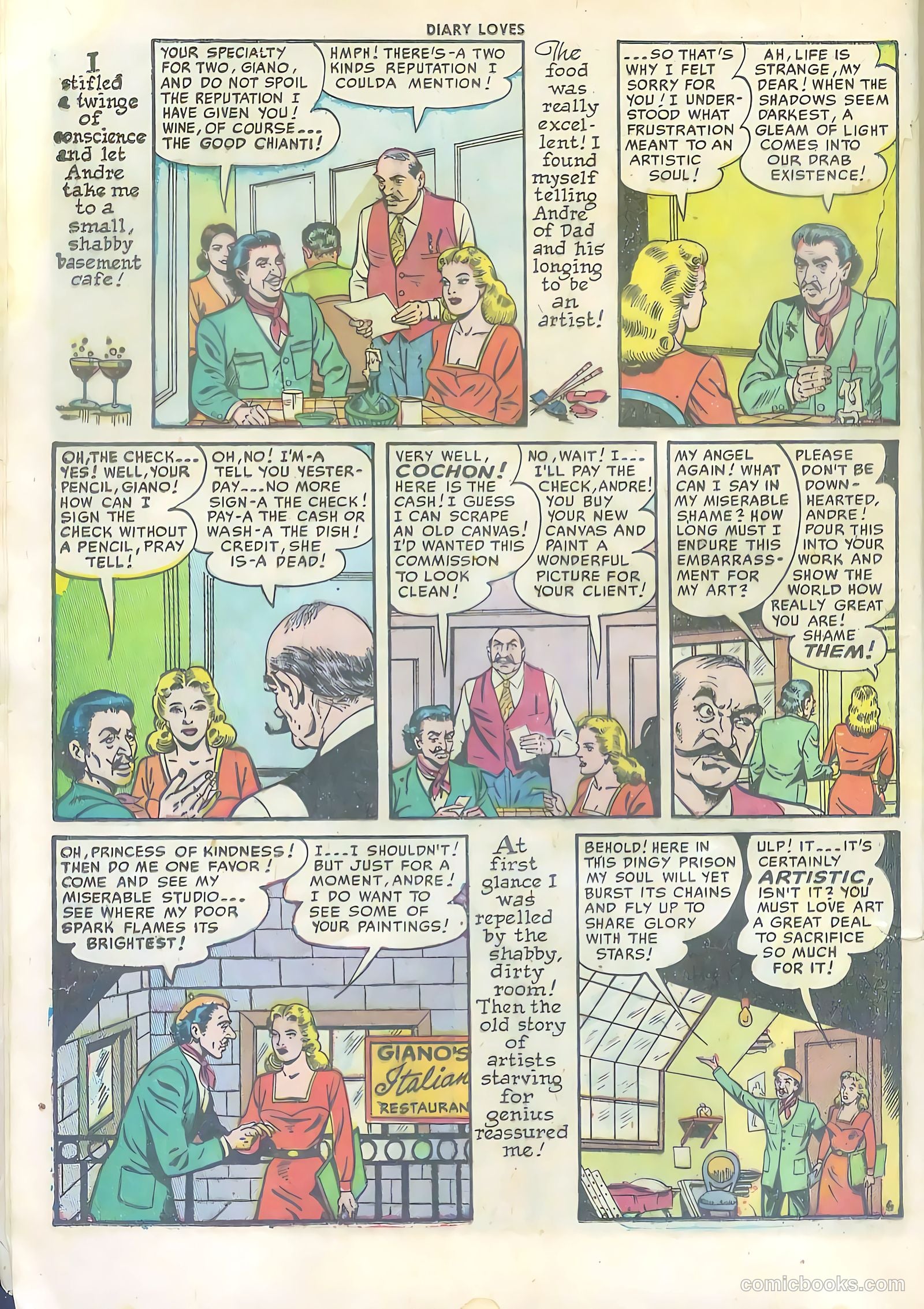 Diary Loves #13 (1951) — page 8 of 36