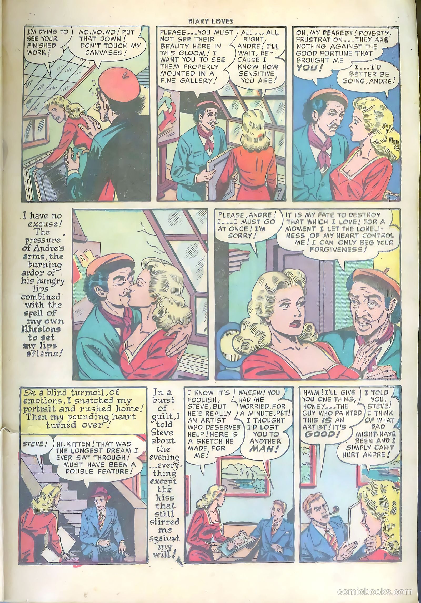 Diary Loves #13 (1951) — page 9 of 36